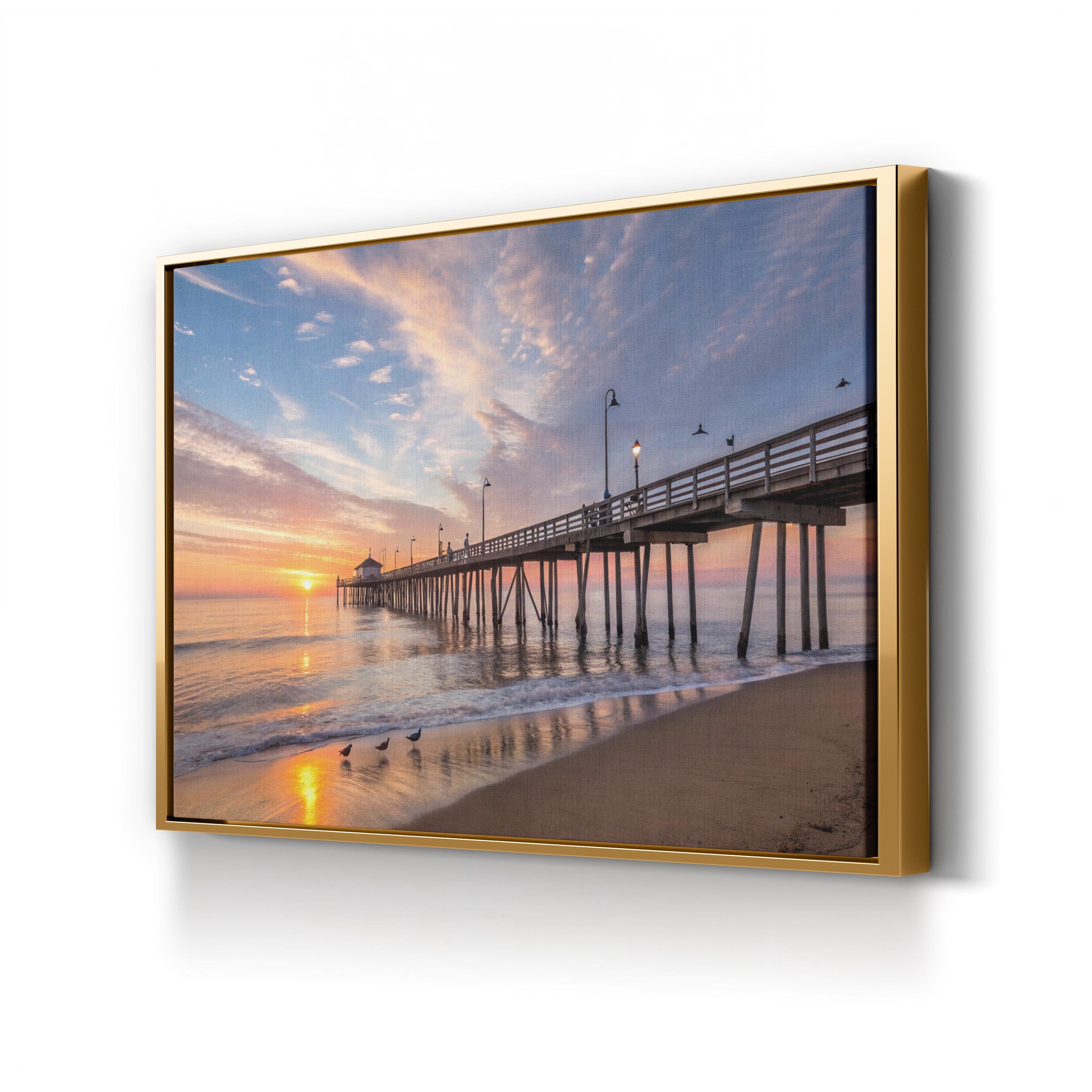 Virginia Beach Sunrise Pier: Virginia Beach, Virginia Coastal Ocean Photography