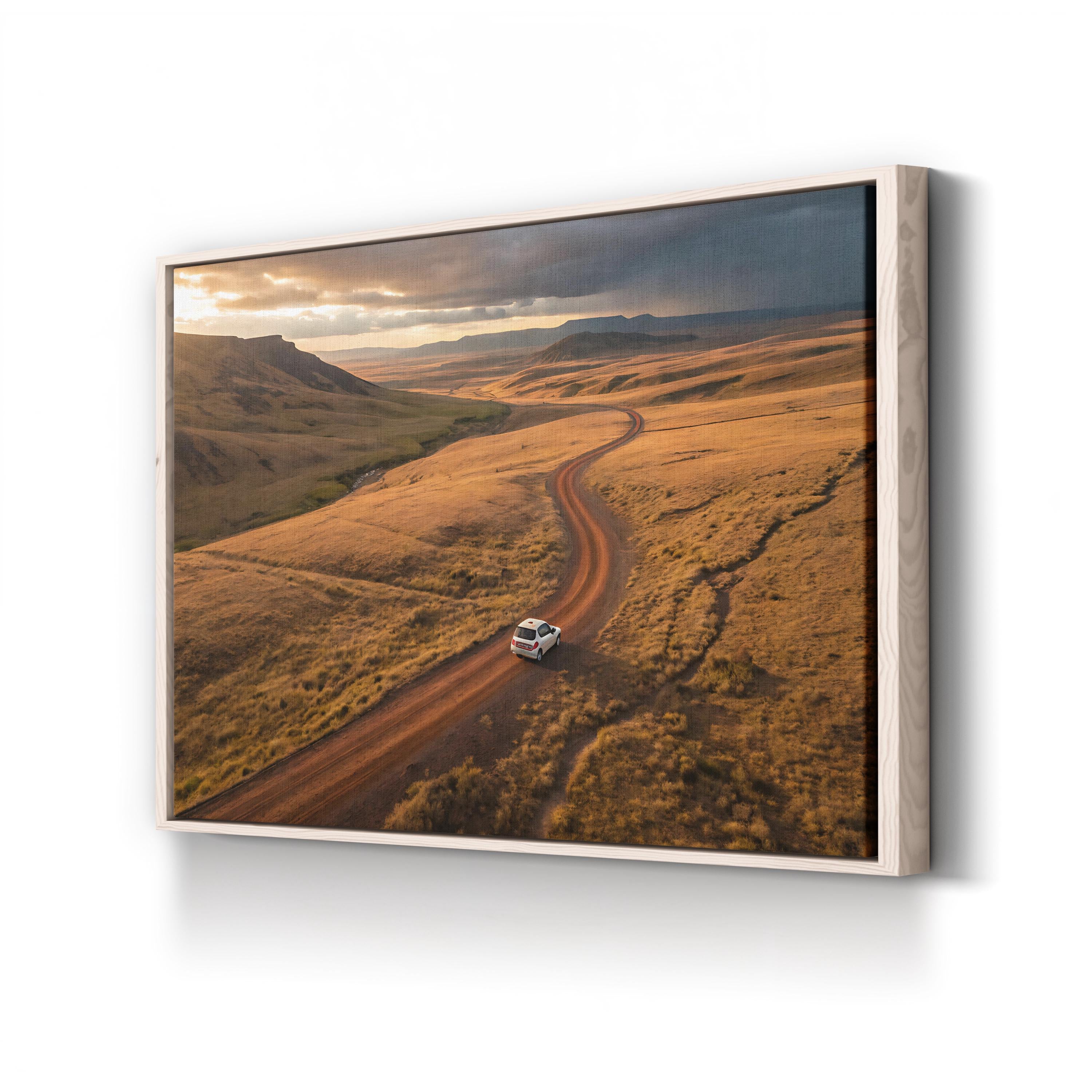 Iceland Mars Volcanic Terrain – Vintage Photography Wall Art | Rugged Landscape Canvas Print