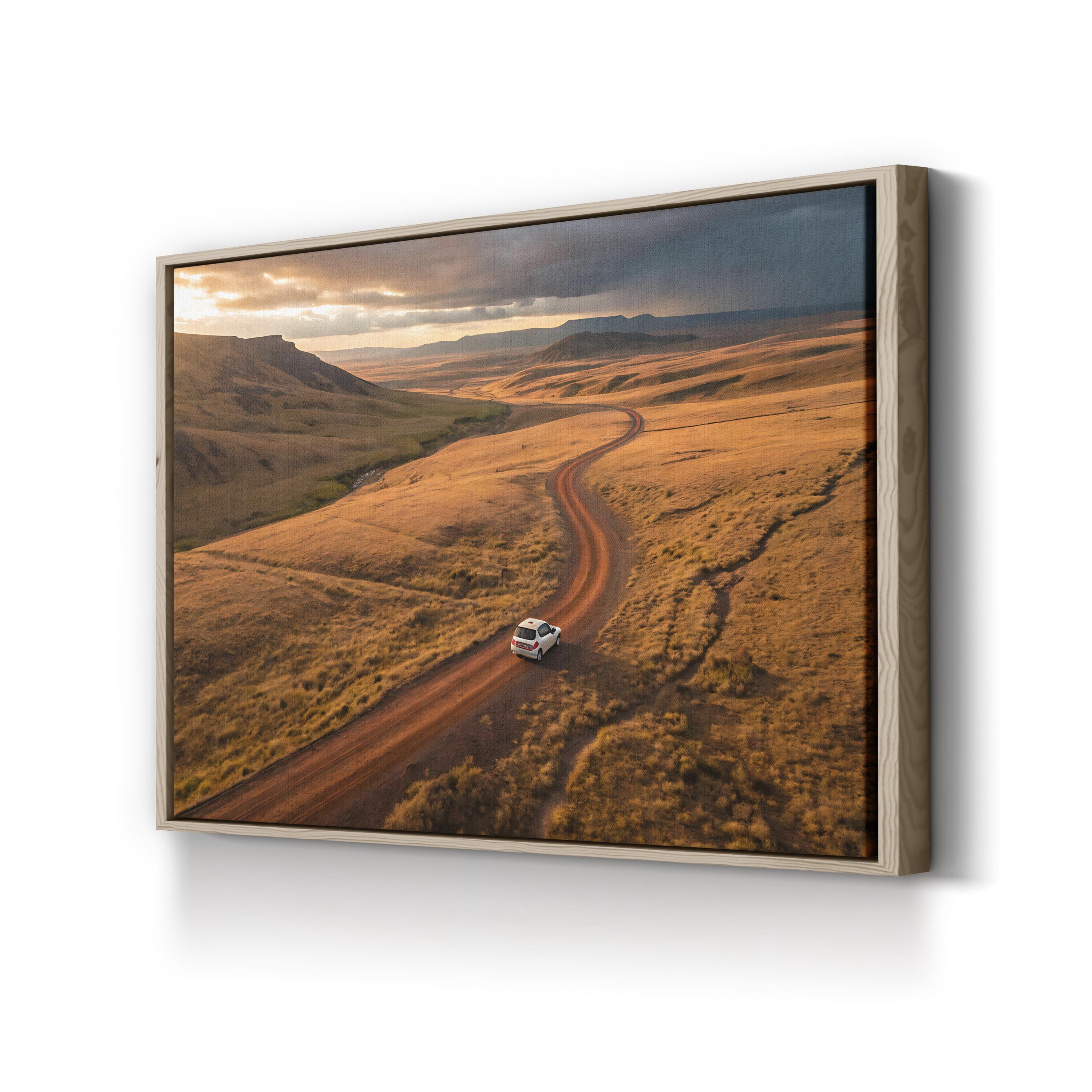 Iceland Mars Volcanic Terrain – Vintage Photography Wall Art | Rugged Landscape Canvas Print