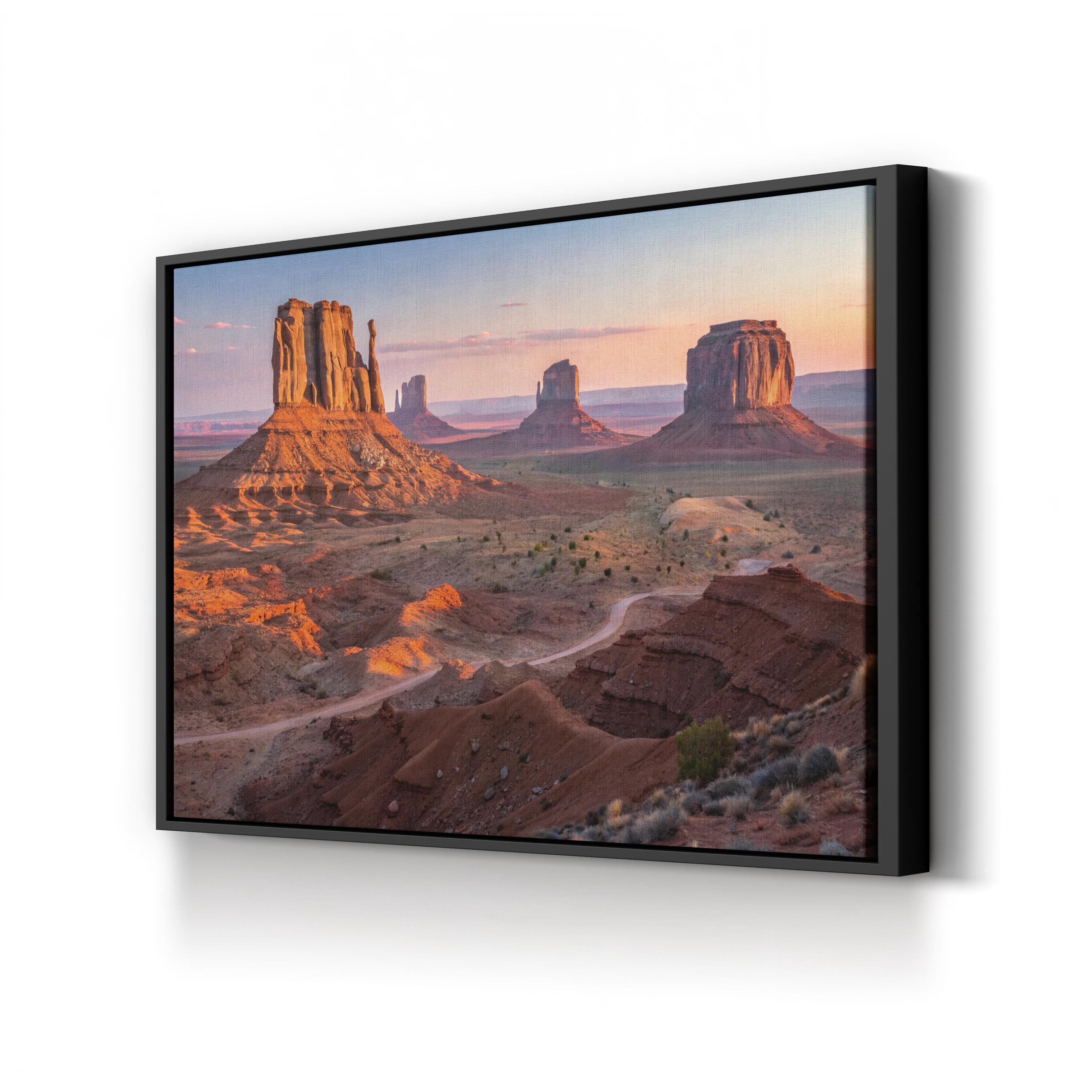 Monument Valley Arizona – Vintage Photography Wall Art | Desert Landscape Canvas Print