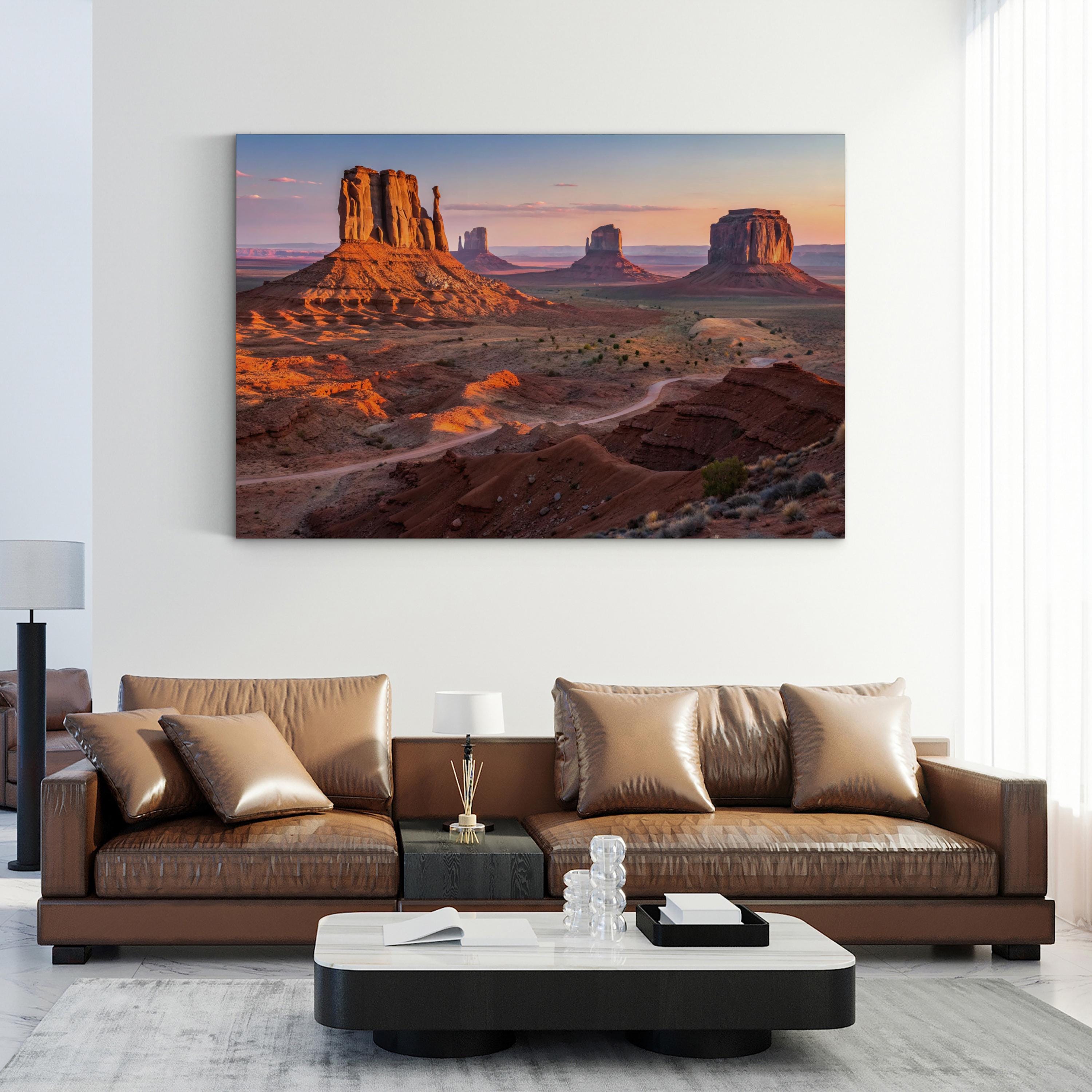 Monument Valley Arizona – Vintage Photography Wall Art | Desert Landscape Canvas Print