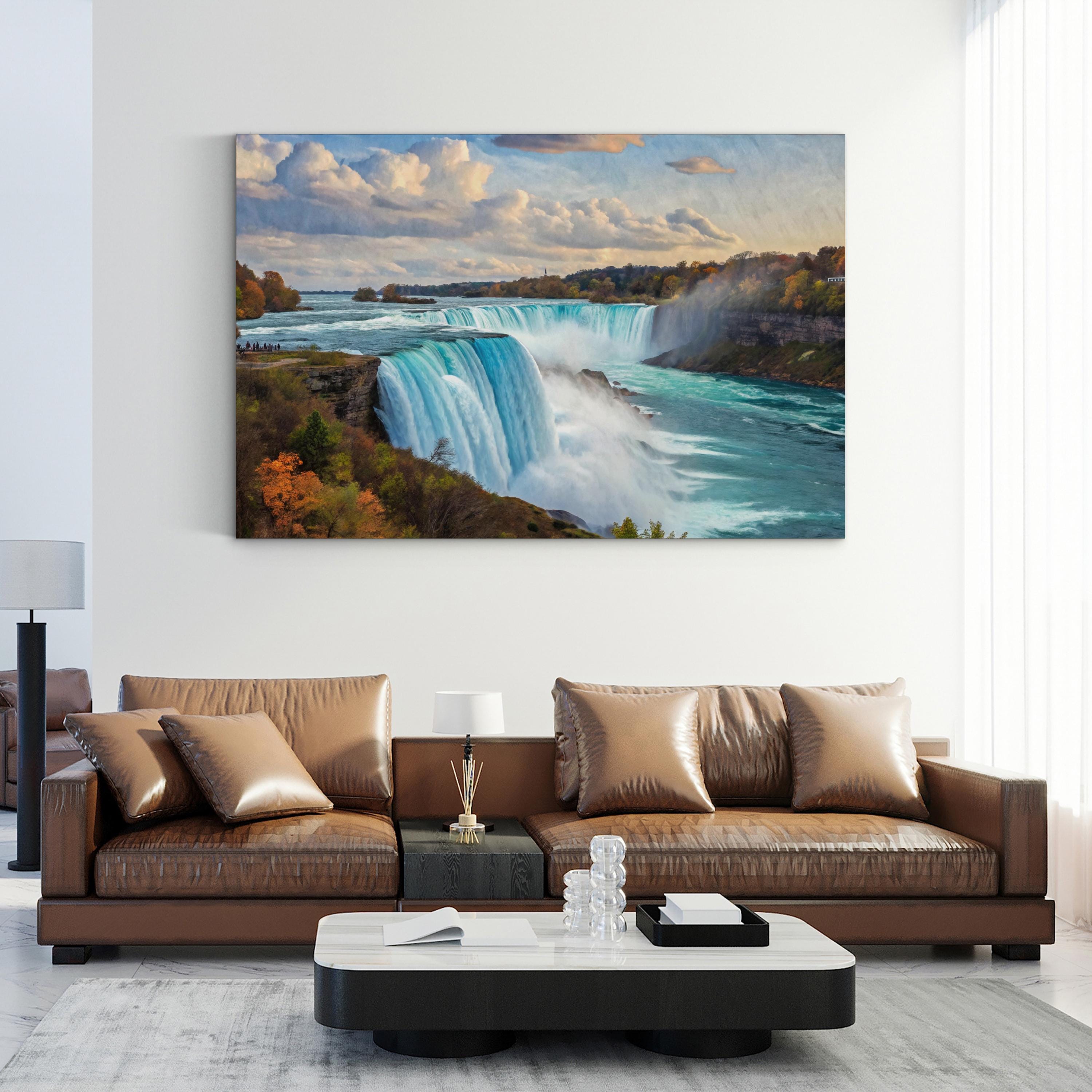 Niagara Falls Canvas Print – Majestic Waterfall Landscape
