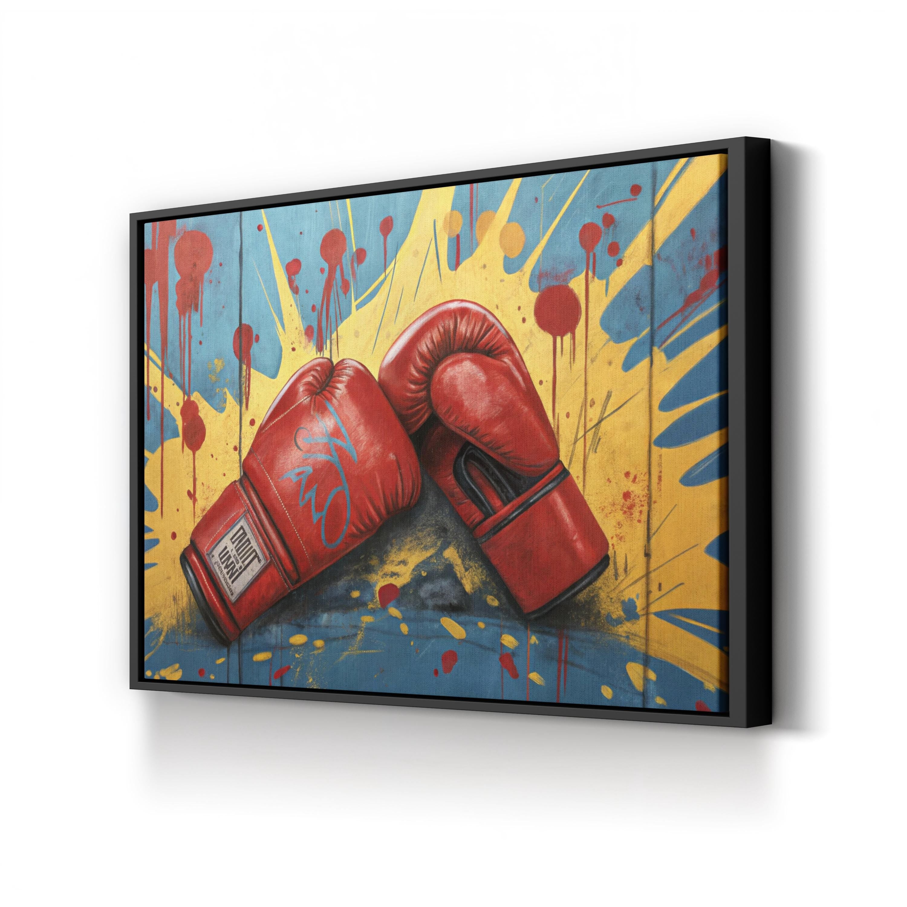 Palette Punch: The Art of Boxing Wall Art