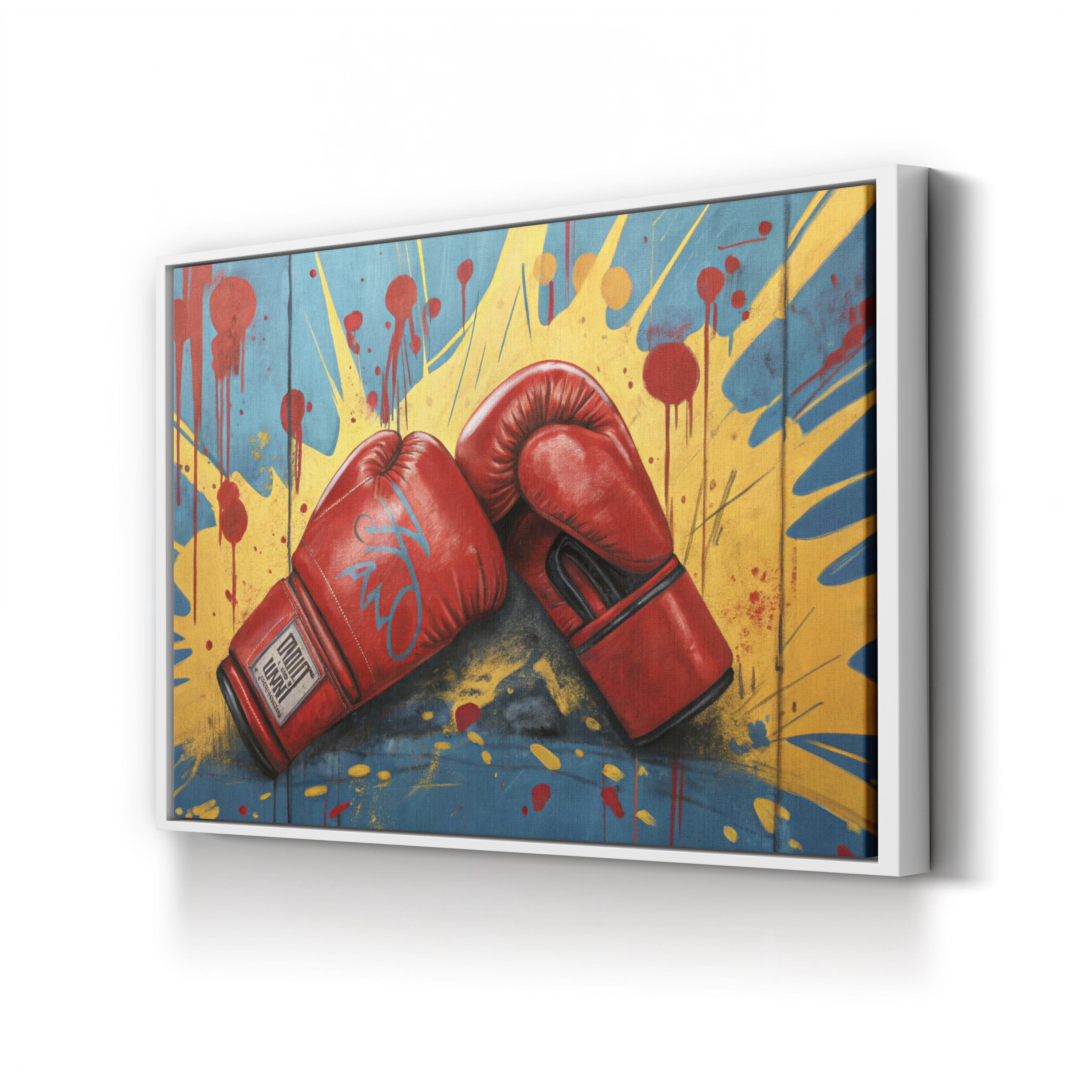 Palette Punch: The Art of Boxing Wall Art