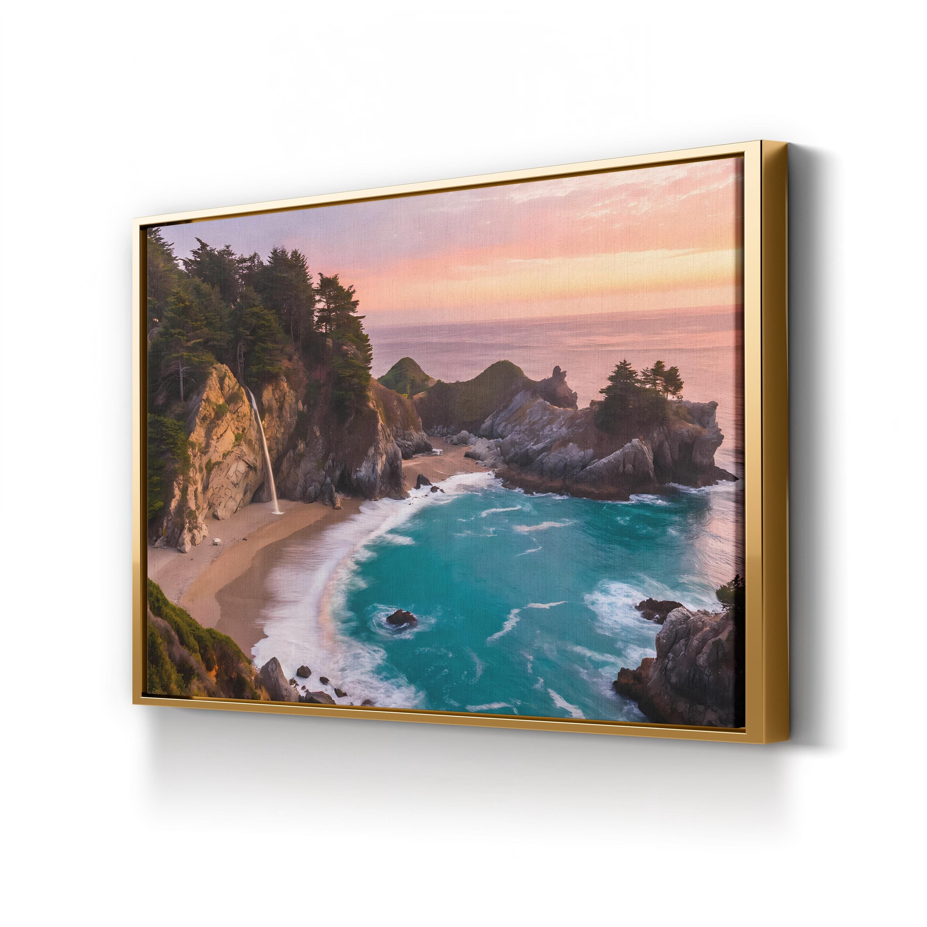 Big Sur Sunset Coastal Ocean View Wall Art