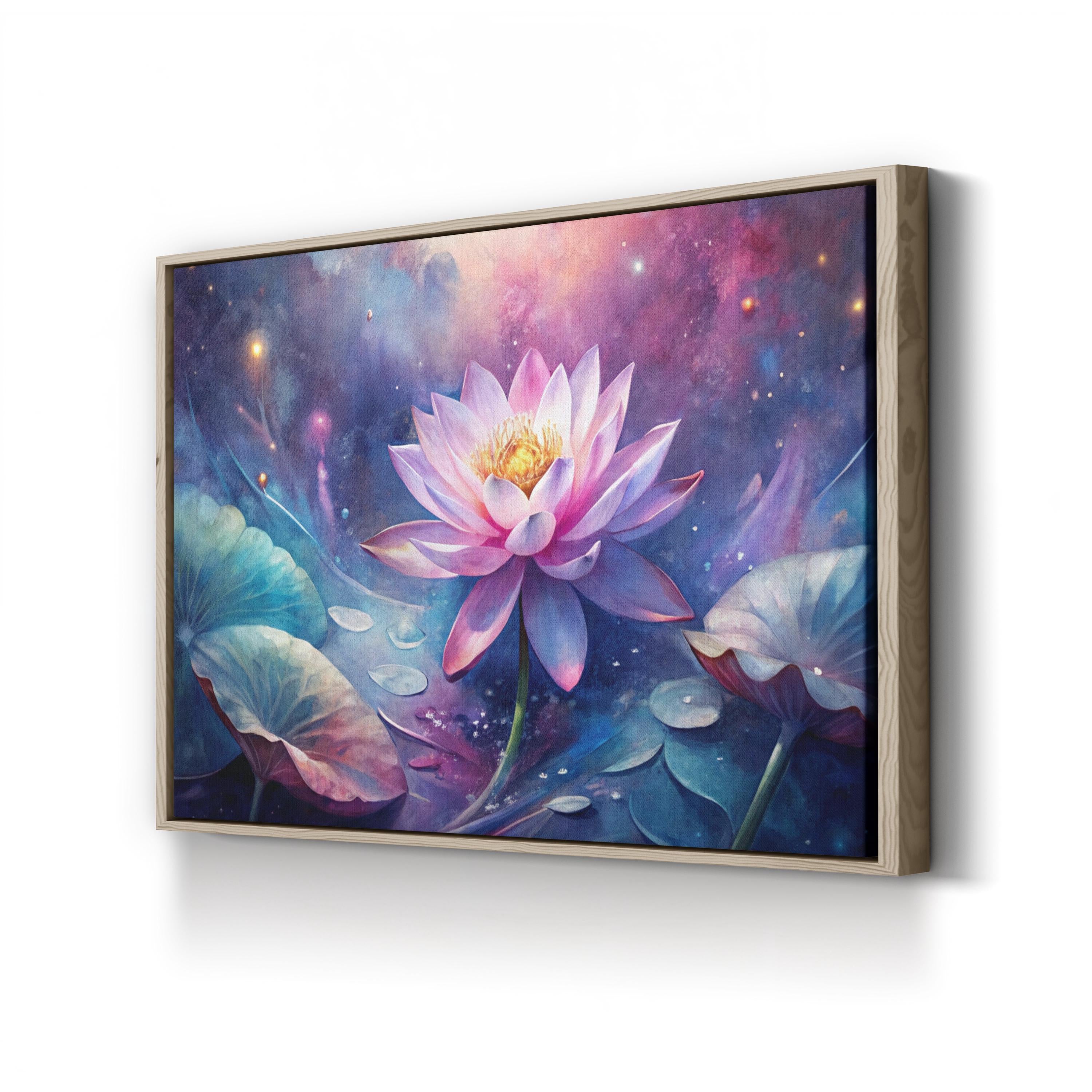 Lotus Flower Wall Art | Tranquil Lotus Bloom for Meditation Rooms