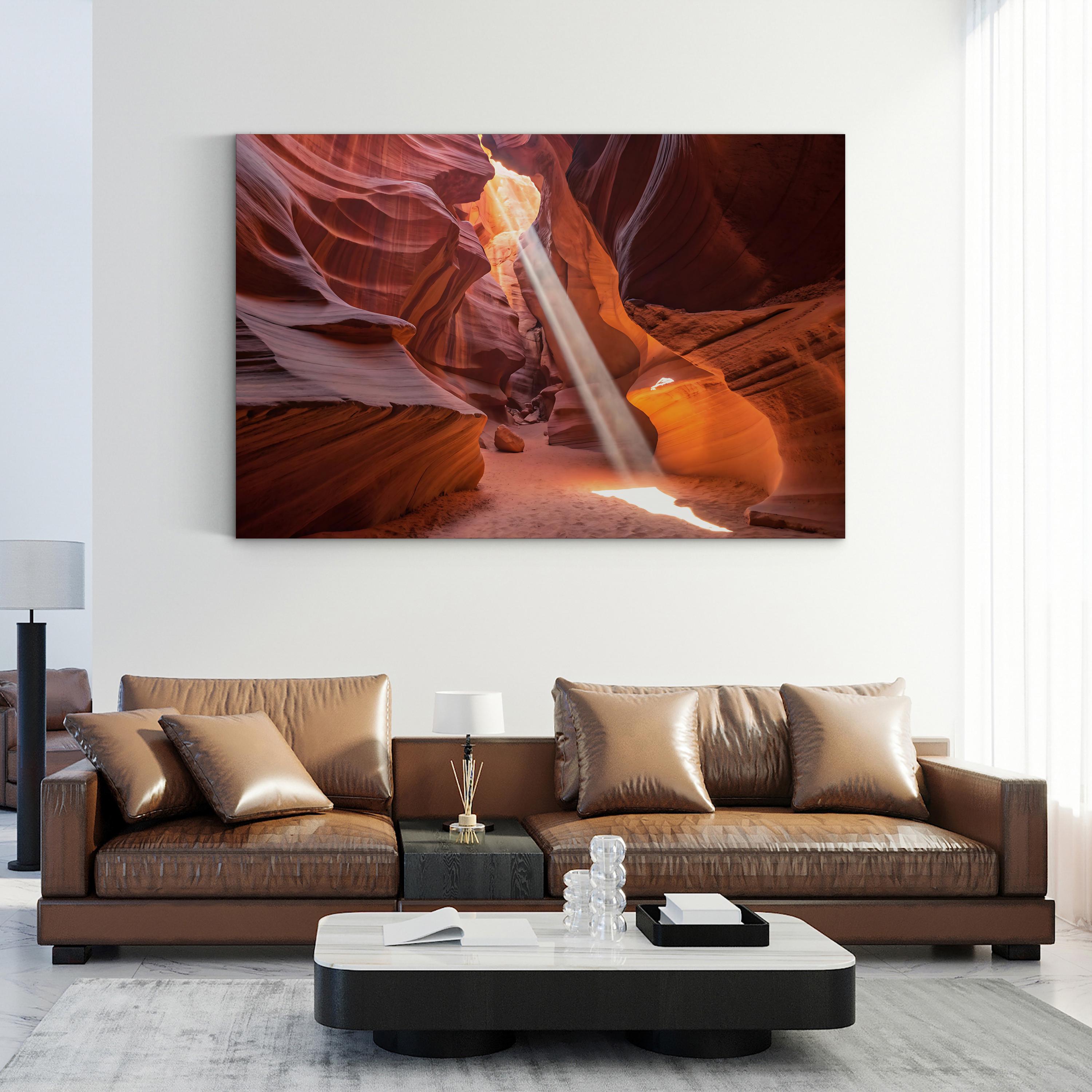 Abstract Geometric Terracotta Forms – Period Illustration Wall Art | Modern Bold Canvas Print