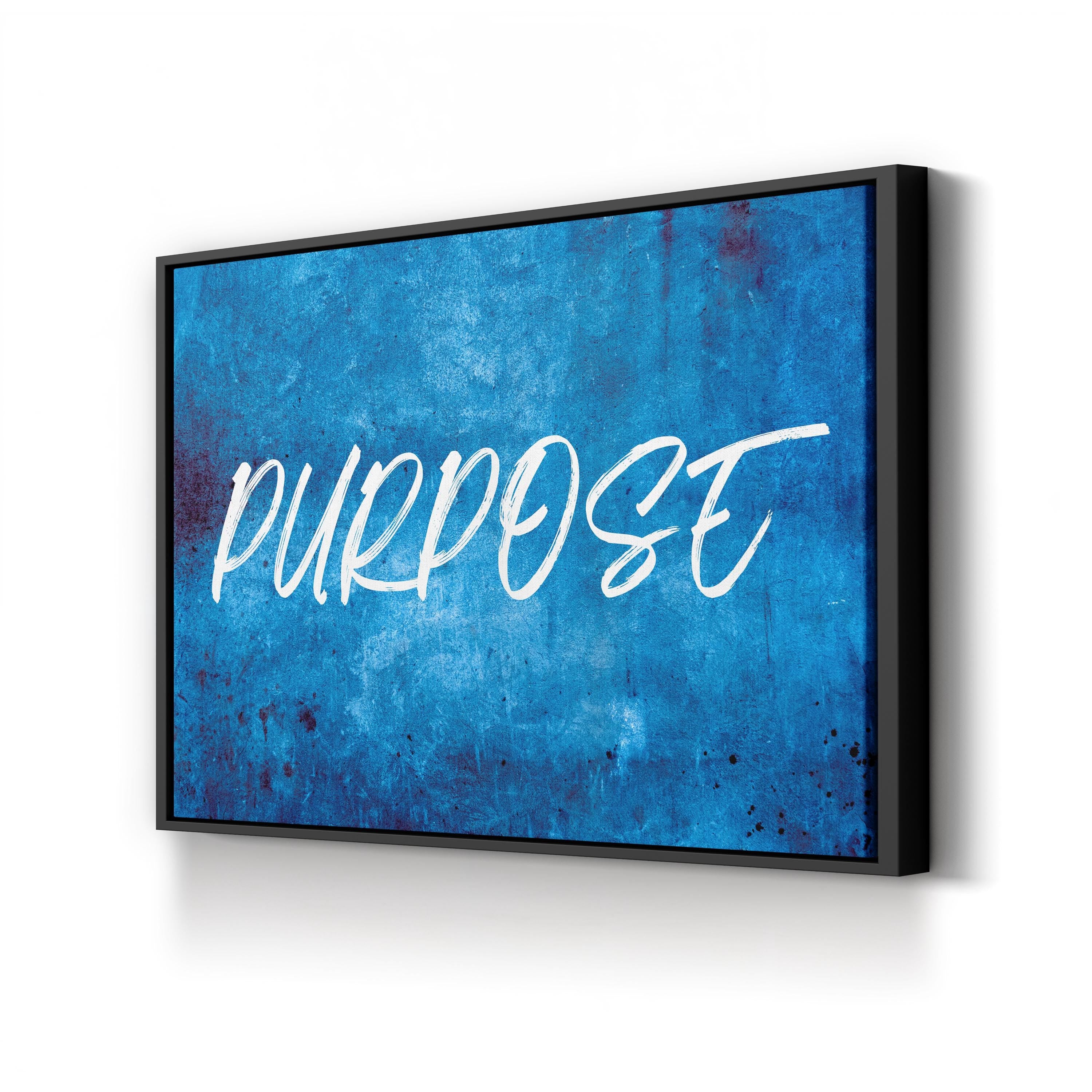 Purpose Quote Motivational Typography Wall Art
