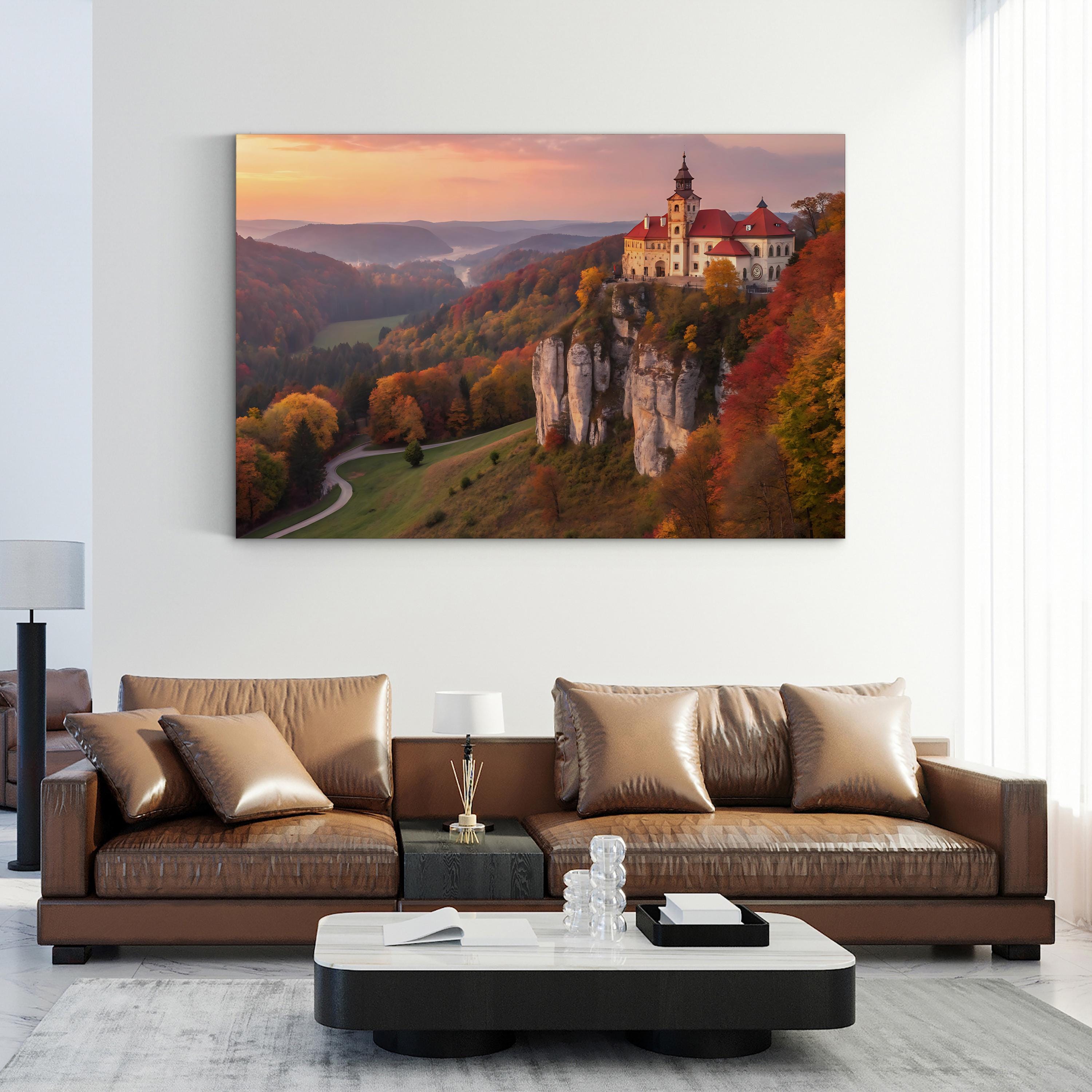 Renaissance Castle – Vintage Photography Wall Art | Architecture Landscape Canvas Print
