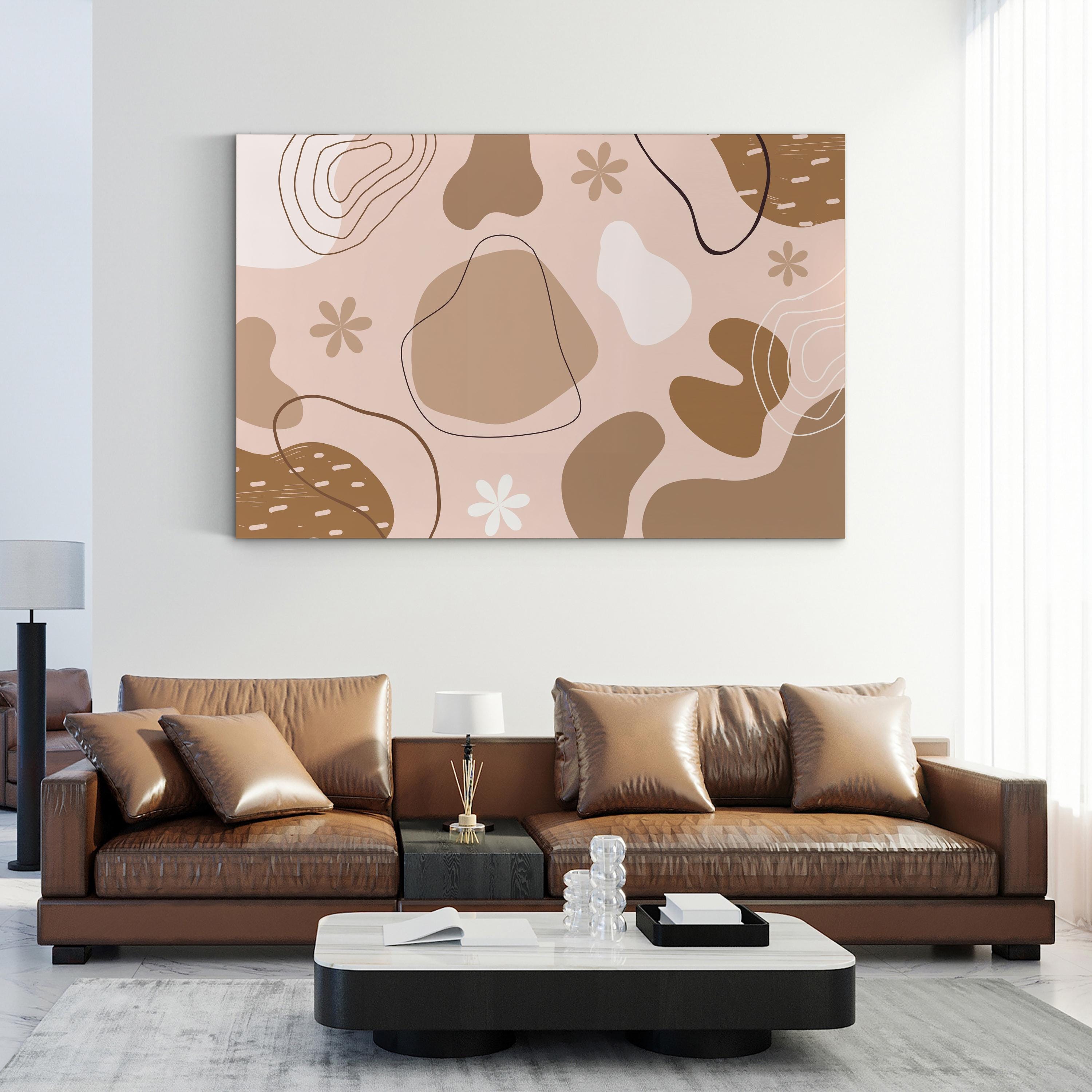Mojave Desert Boho – Period Illustration Wall Art | Earthy Landscape Canvas Print