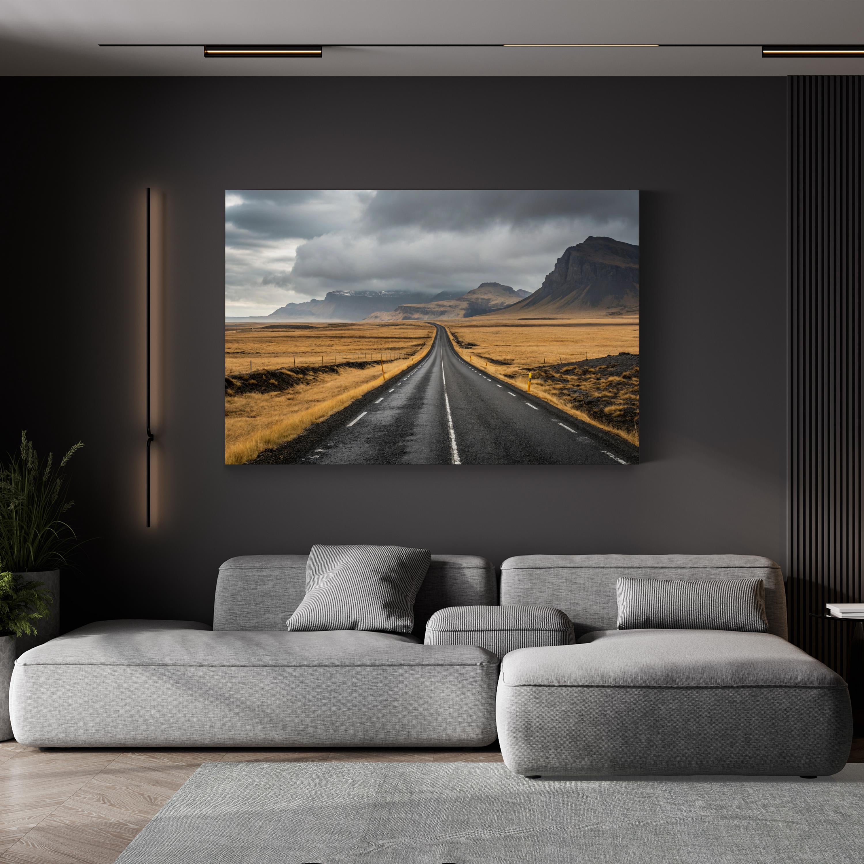 Icelandic Road Trip – Vintage Photography Wall Art | Nordic Landscape Canvas Print