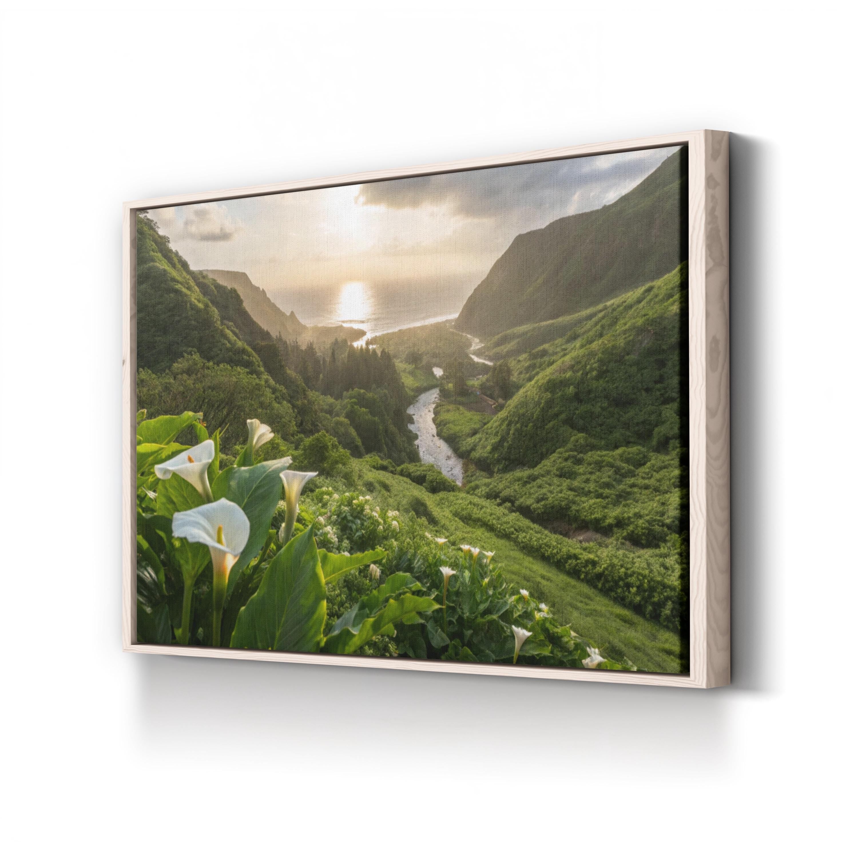 Calla Lily Valley – Vintage Photography Wall Art | Carmel Floral Landscape Canvas Print