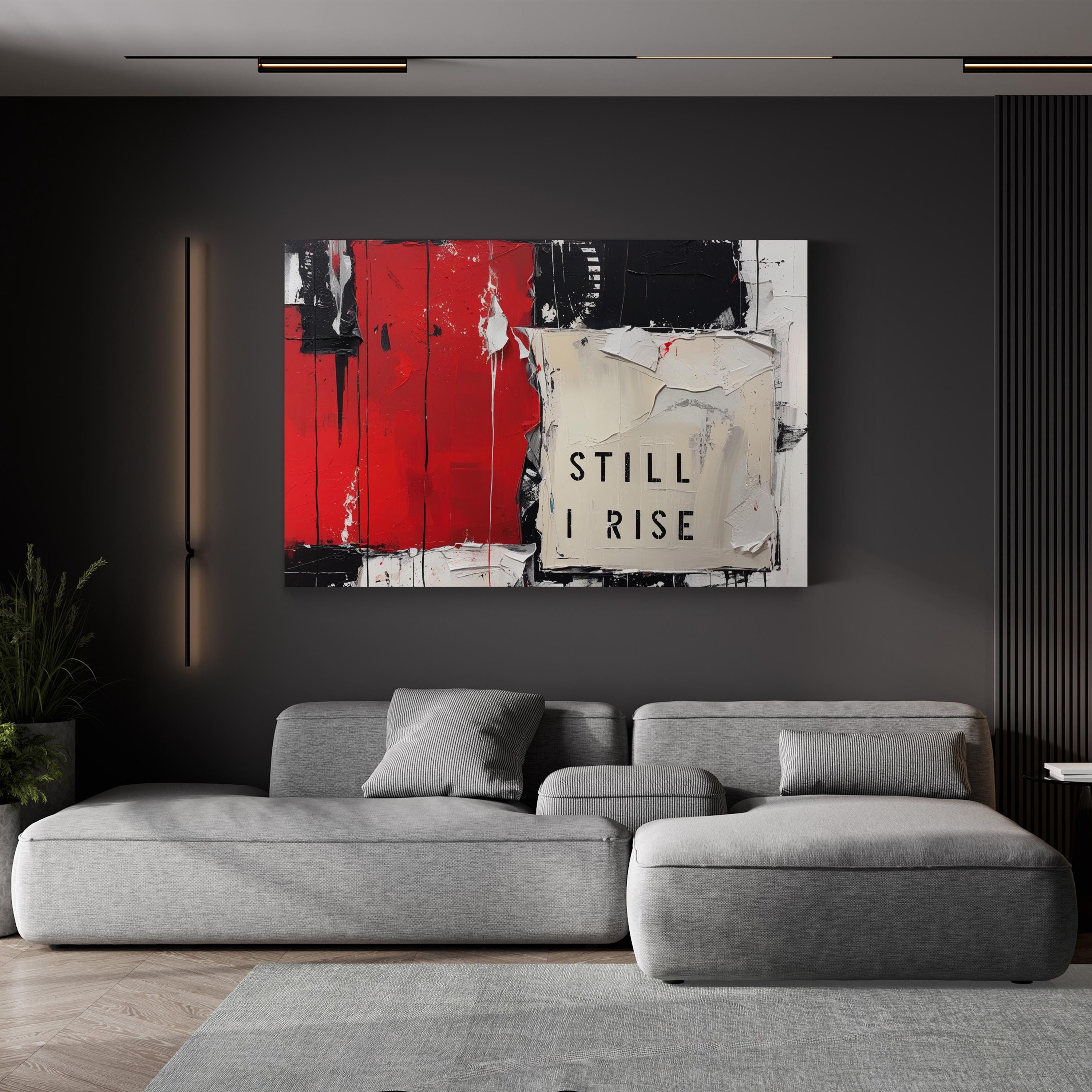 Still I Rise II Wall Art | Motivational and  Inspirational Canvas Quote