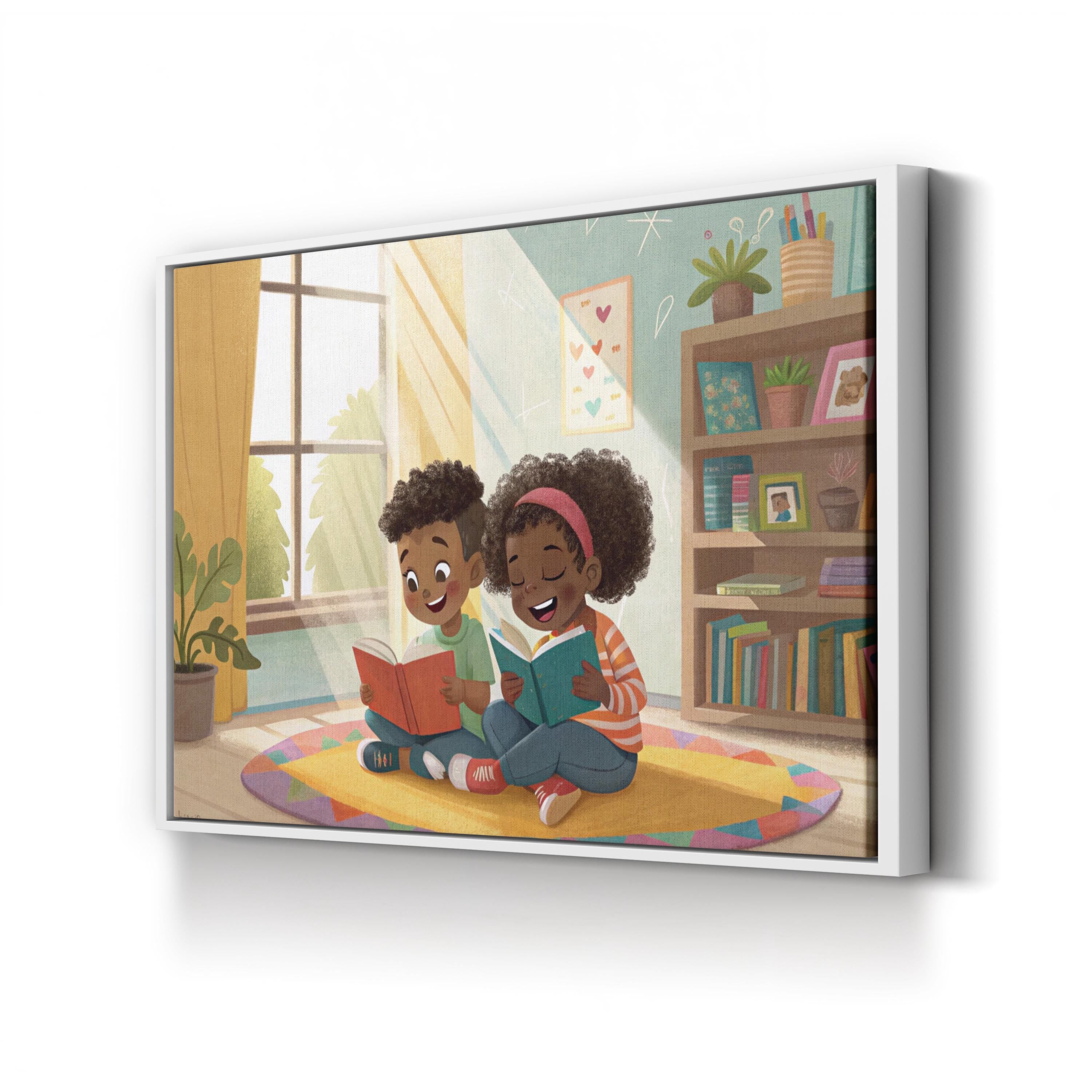 Storytime Companions – Period Illustration Wall Art | Nursery Canvas Print
