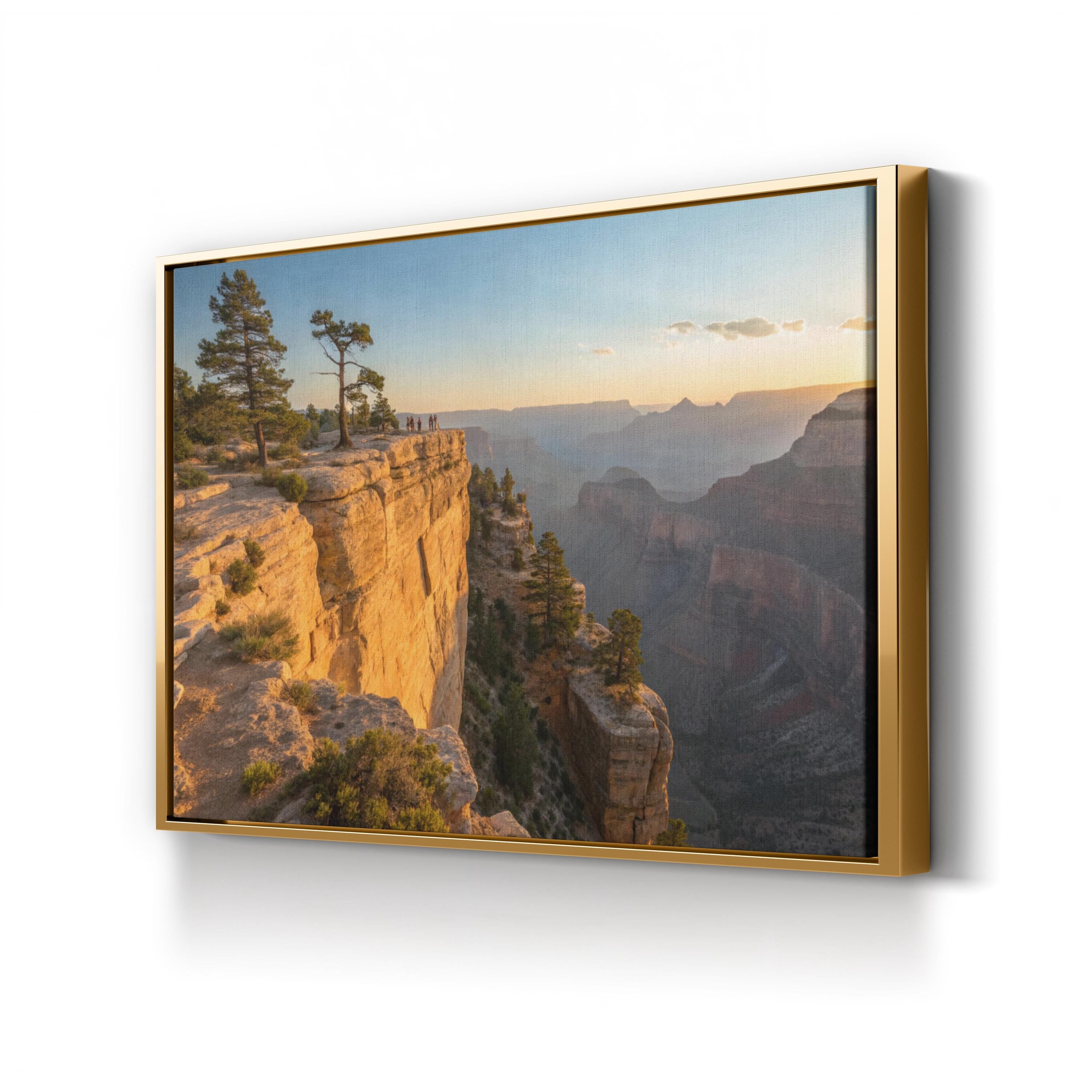 Taft Point Yosemite – Vintage Photography Wall Art | Mountain Landscape Canvas Print