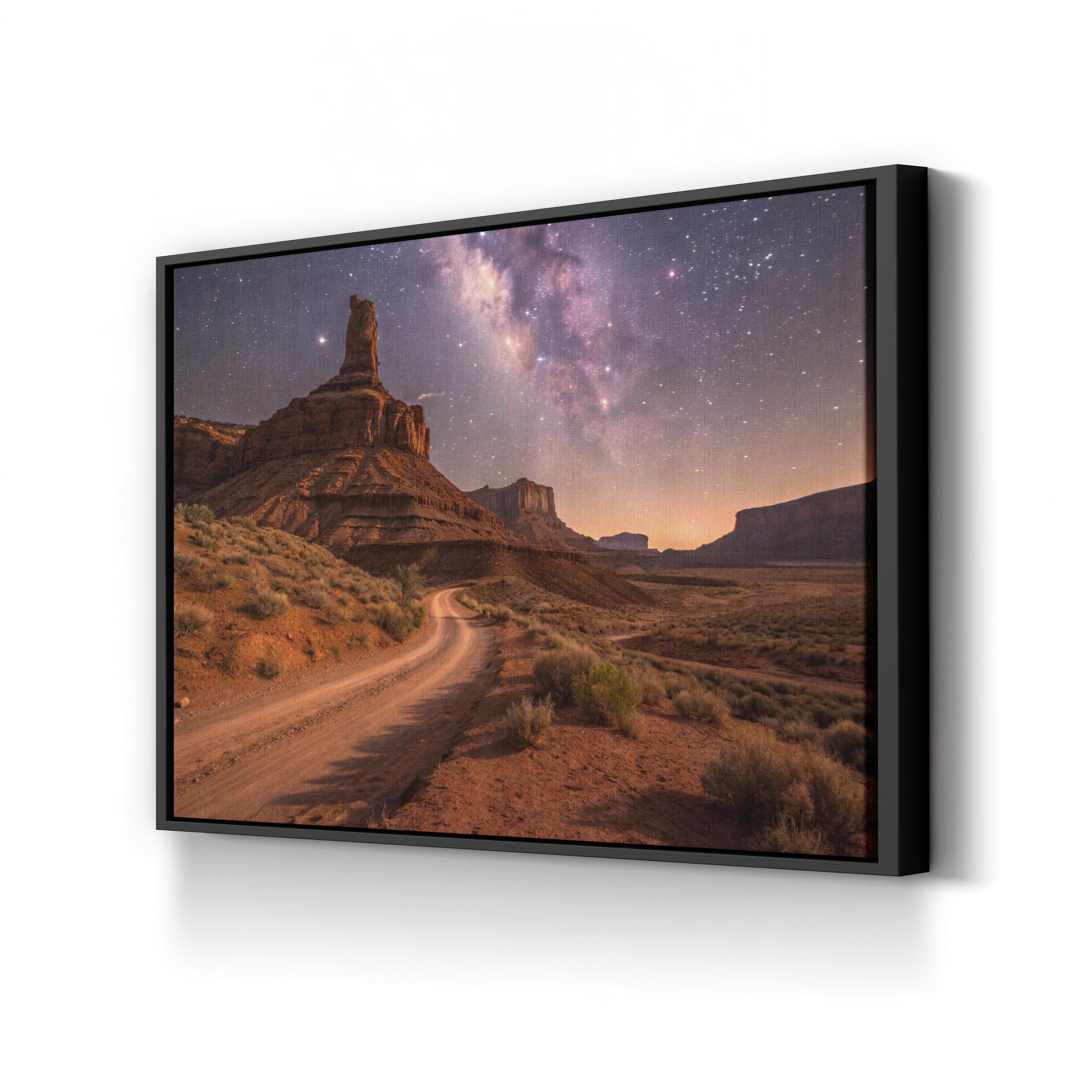 Valley of the Gods, Utah – Vintage Photography Wall Art | Red Rock Canvas Print