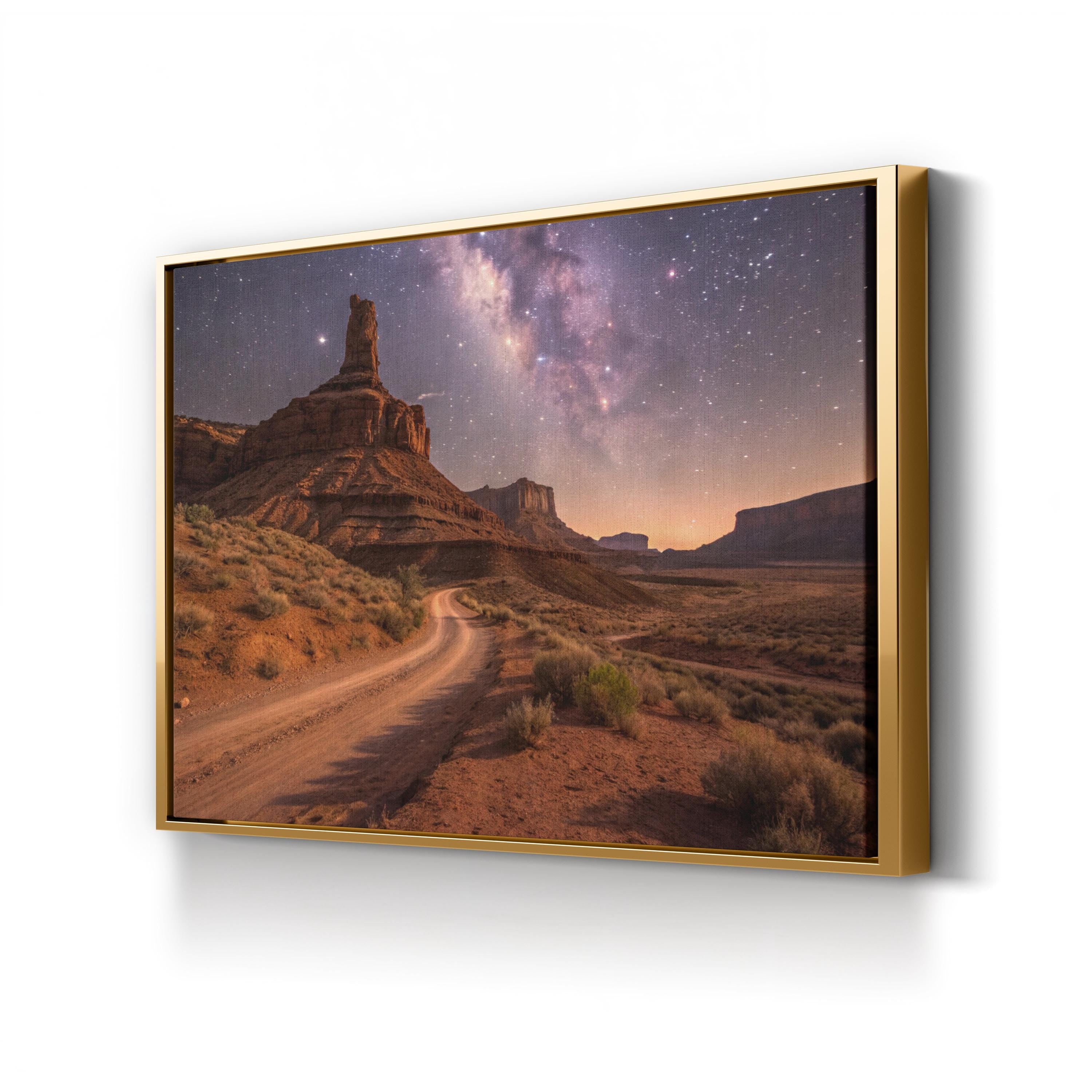 Valley of the Gods, Utah – Vintage Photography Wall Art | Red Rock Canvas Print