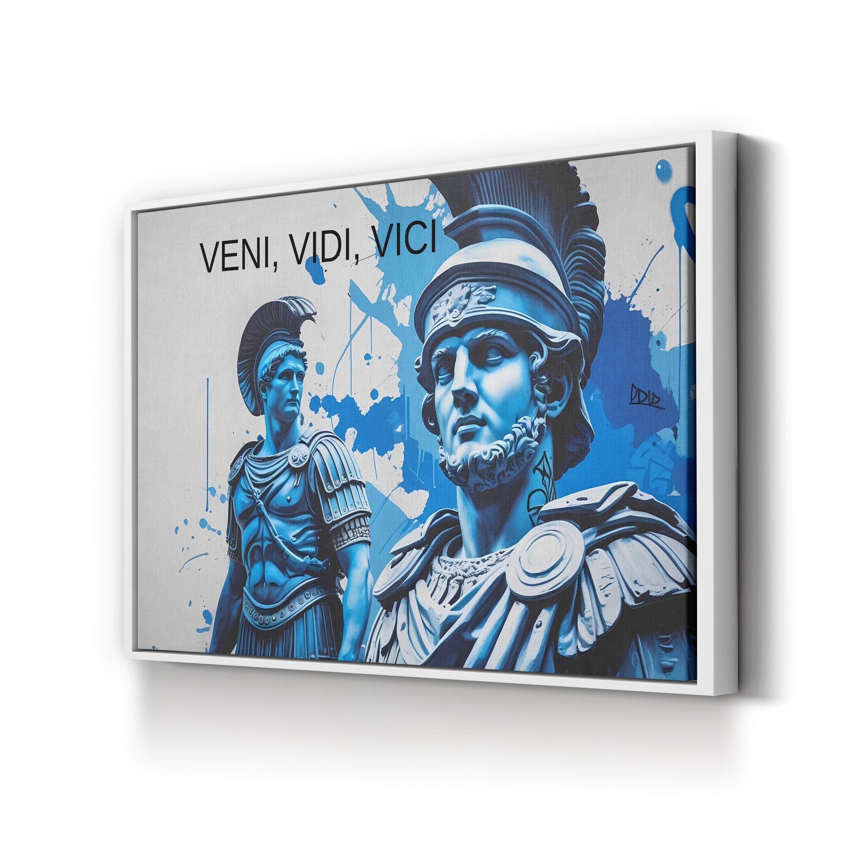 Veni Vidi Vici Roman Emperor – Period Illustration Wall Art | Inspirational Canvas Print