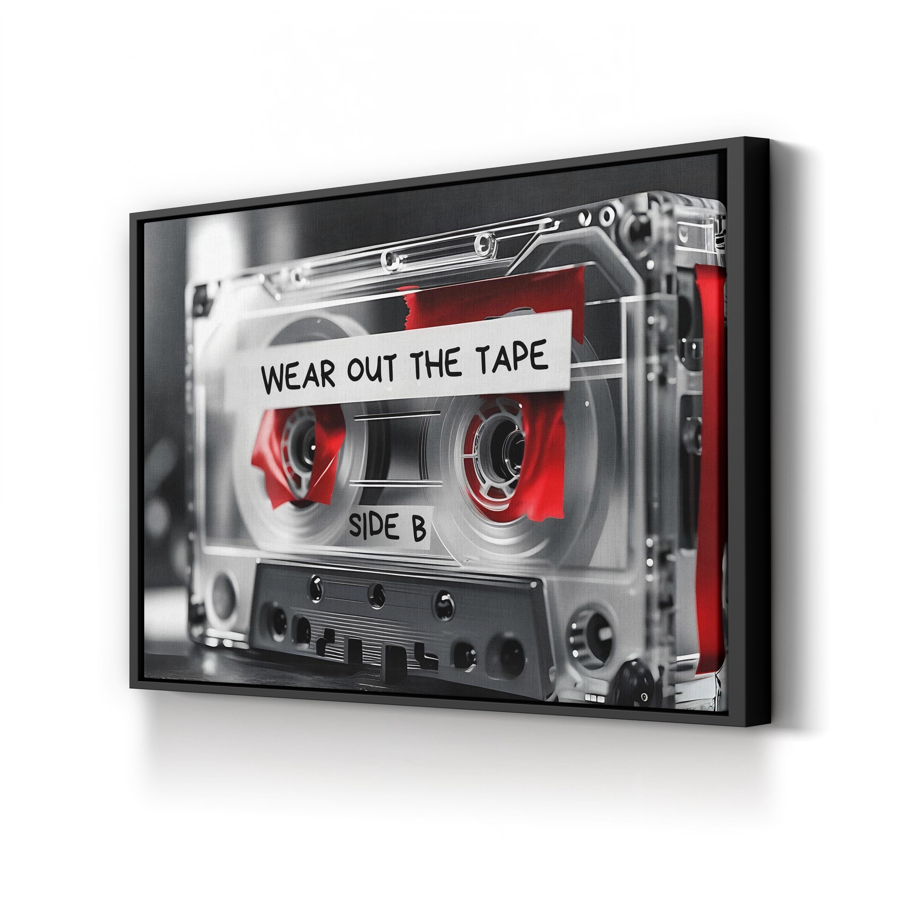 Pop Art Music Culture Vintage Cassette Tape Wall Art Print