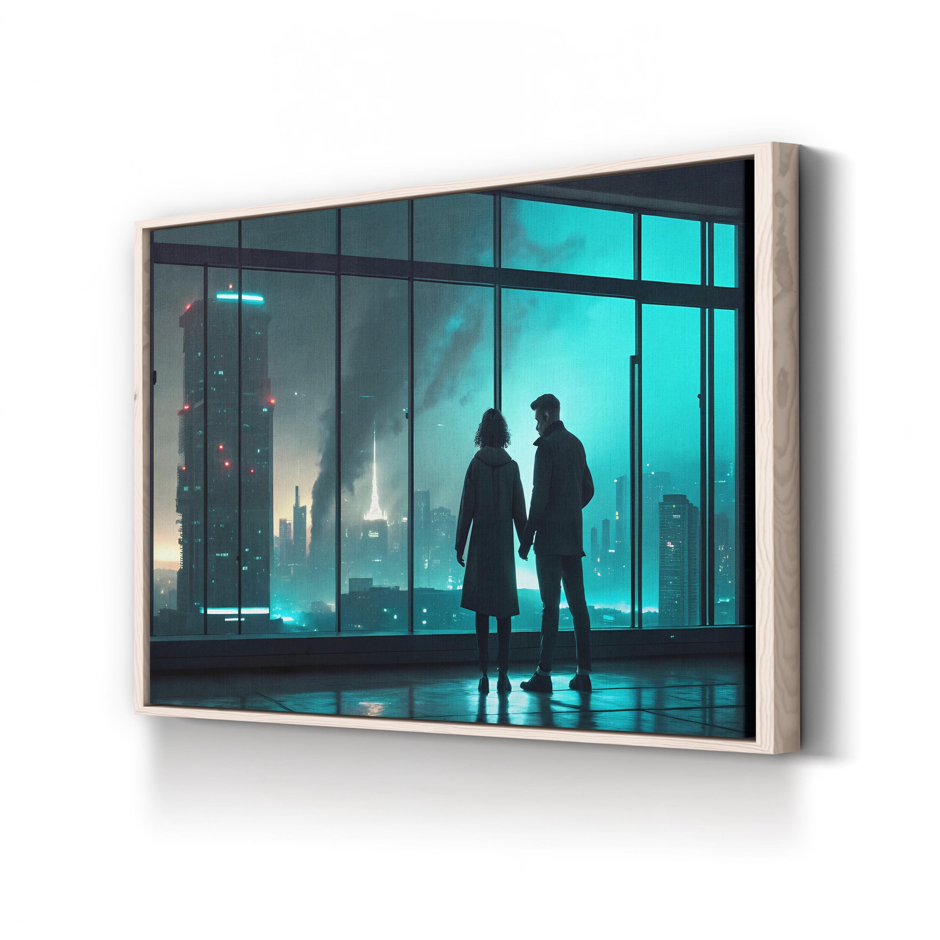 Surreal Glass Pavilion – Period Illustration Wall Art | Dreamlike Landscape Canvas Print