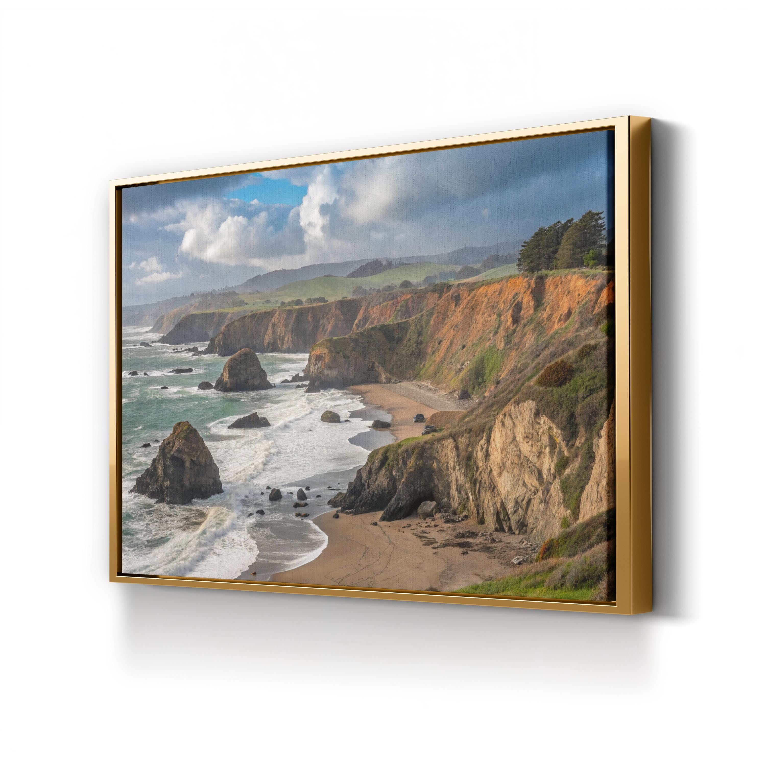 Coastal Cliff Beach landscape Art Photography