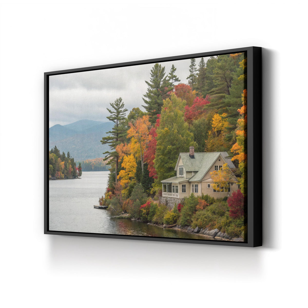 Adirondack Cottage, Adirondack Mountains, New York canvas print