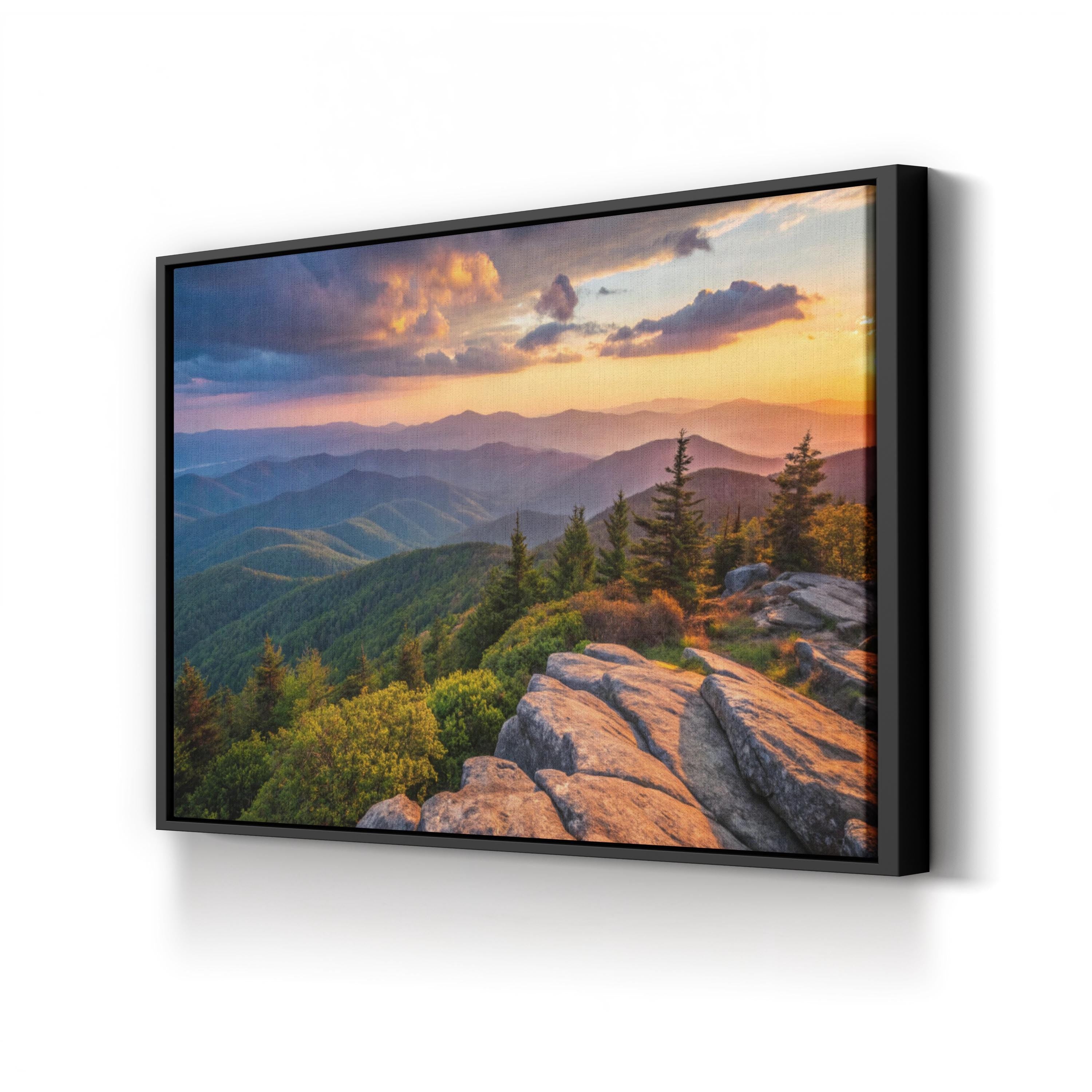 Roan Mountain Appalachian Trail – Vintage Photography Wall Art | Landscape Canvas Print