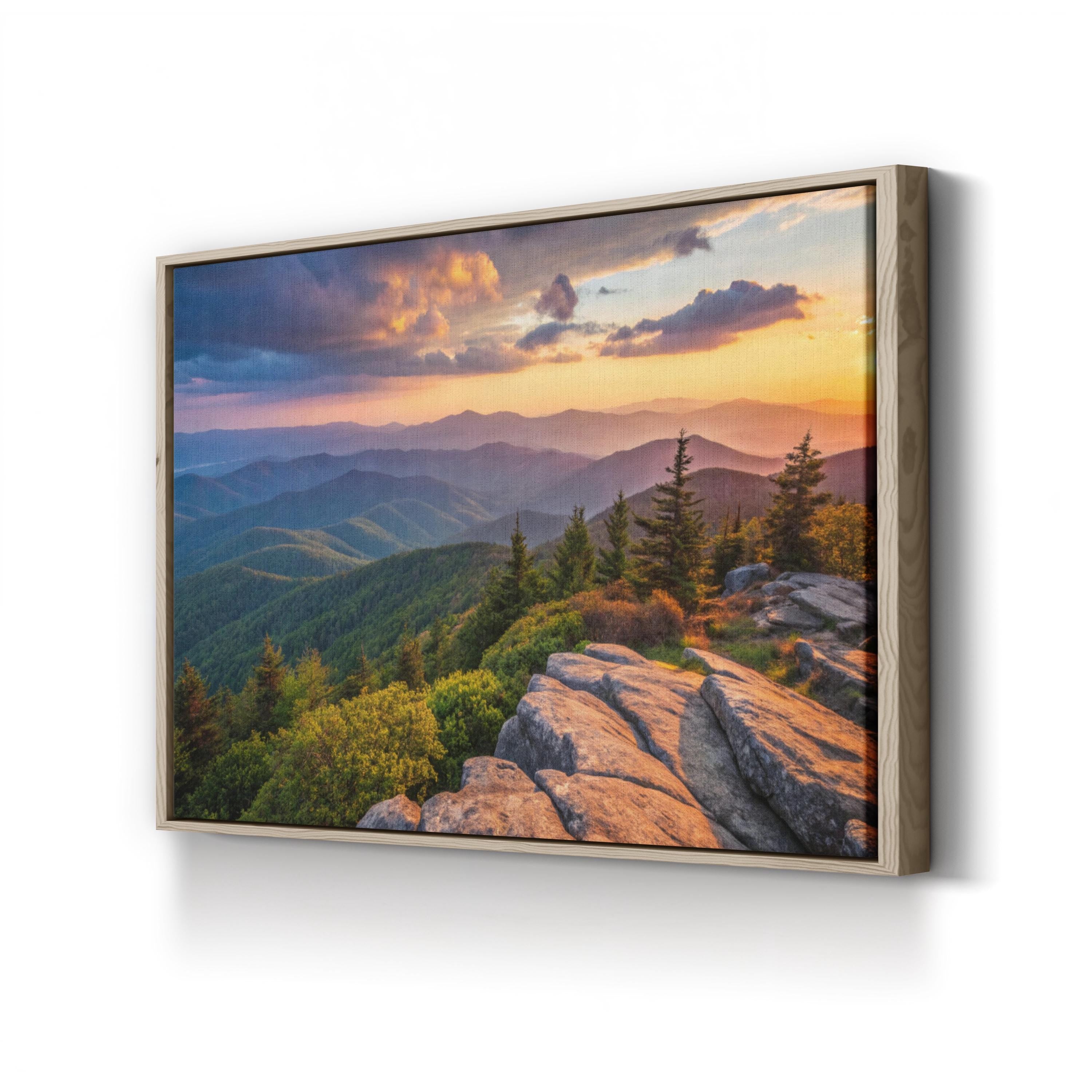 Roan Mountain Appalachian Trail – Vintage Photography Wall Art | Landscape Canvas Print