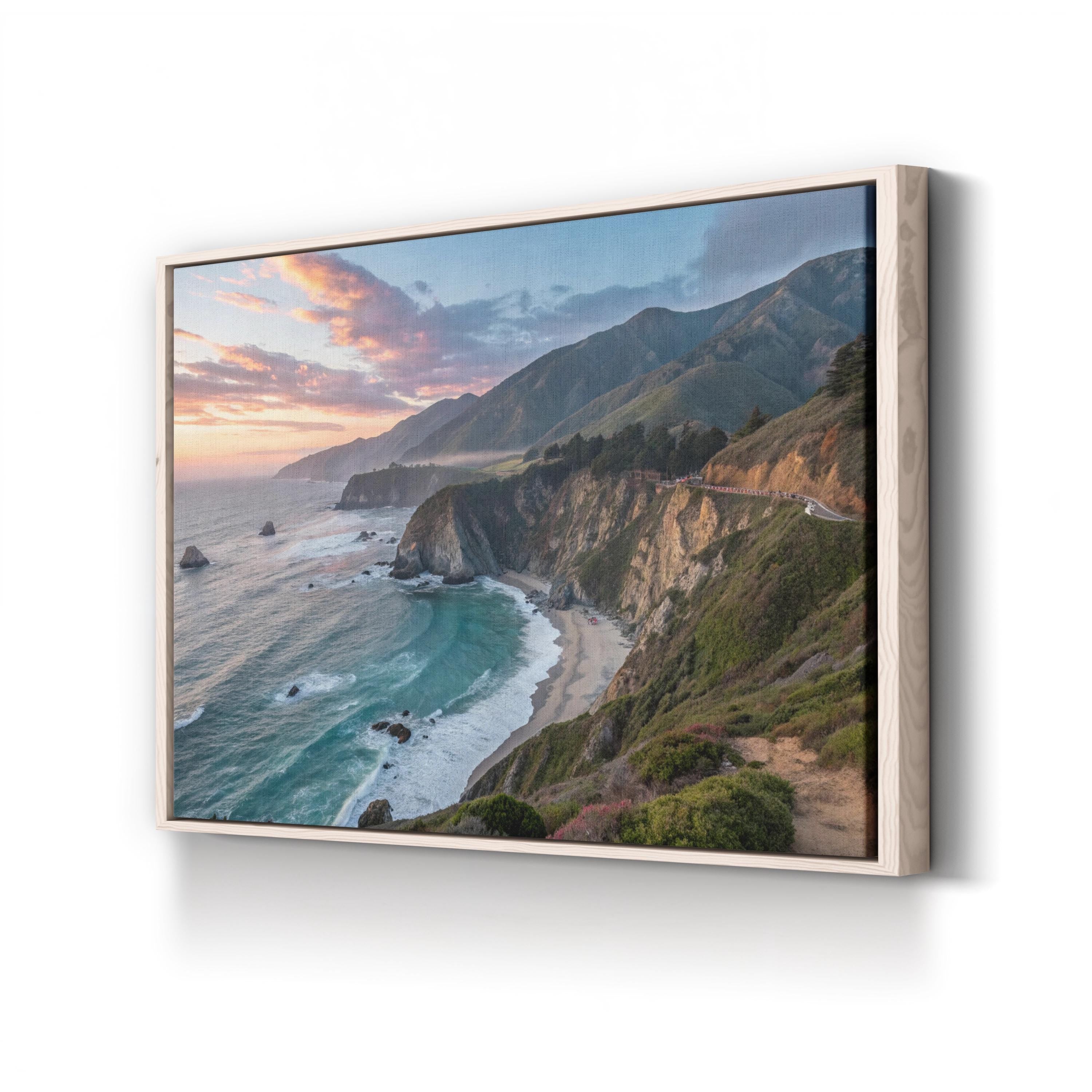 Big Sur, California — Pacific Coast Sunset Canvas Wall Art