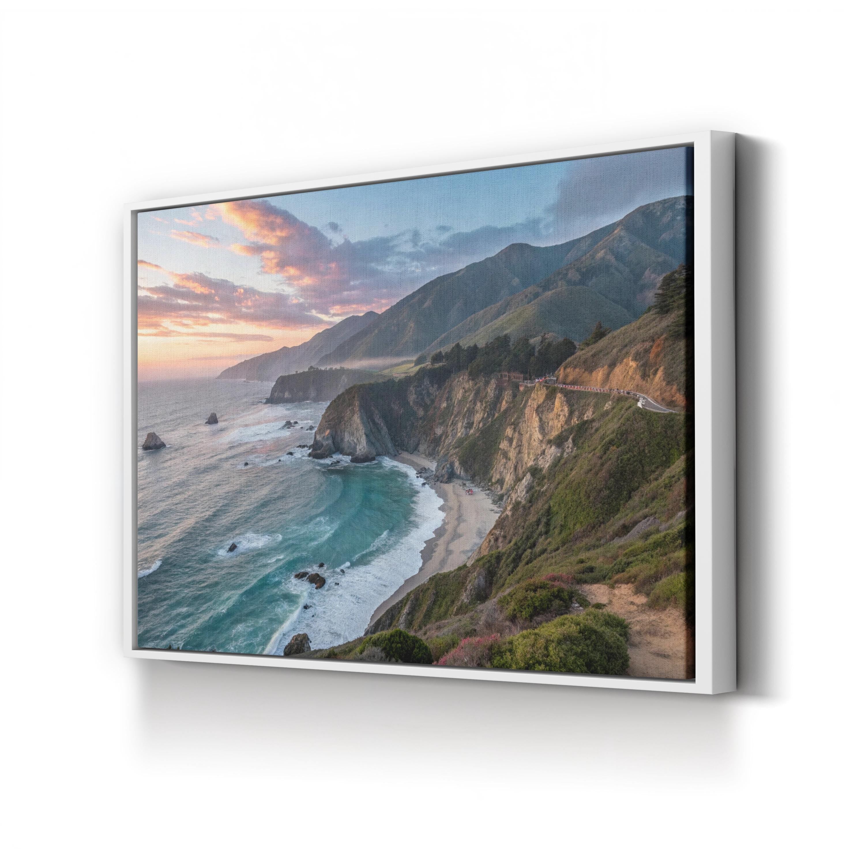 Big Sur, California — Pacific Coast Sunset Canvas Wall Art