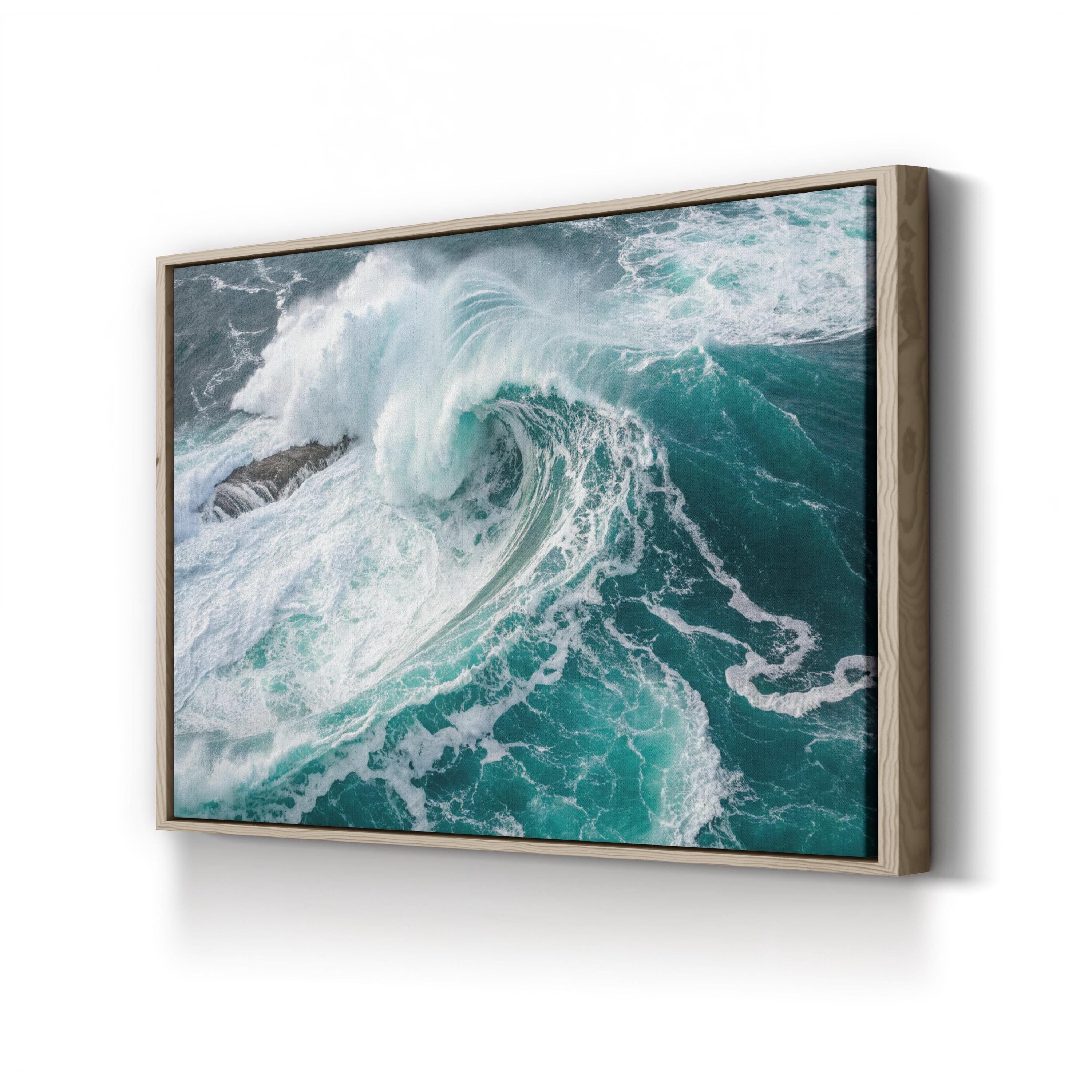 Blue Ocean Wave Art: Pacific Ocean Coastal Photography