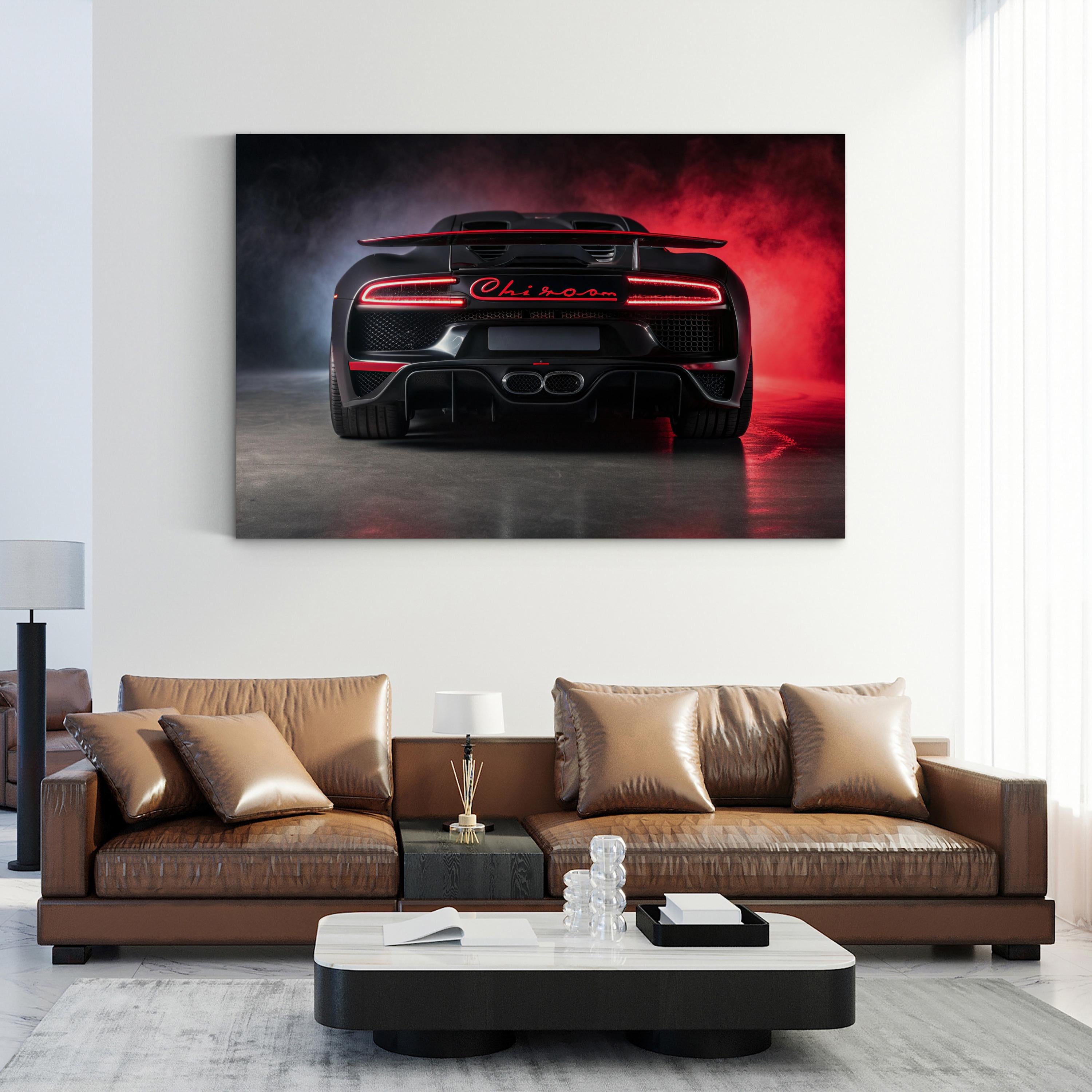 Luxury Sports Car Photography Bugatti V2 Wall Art