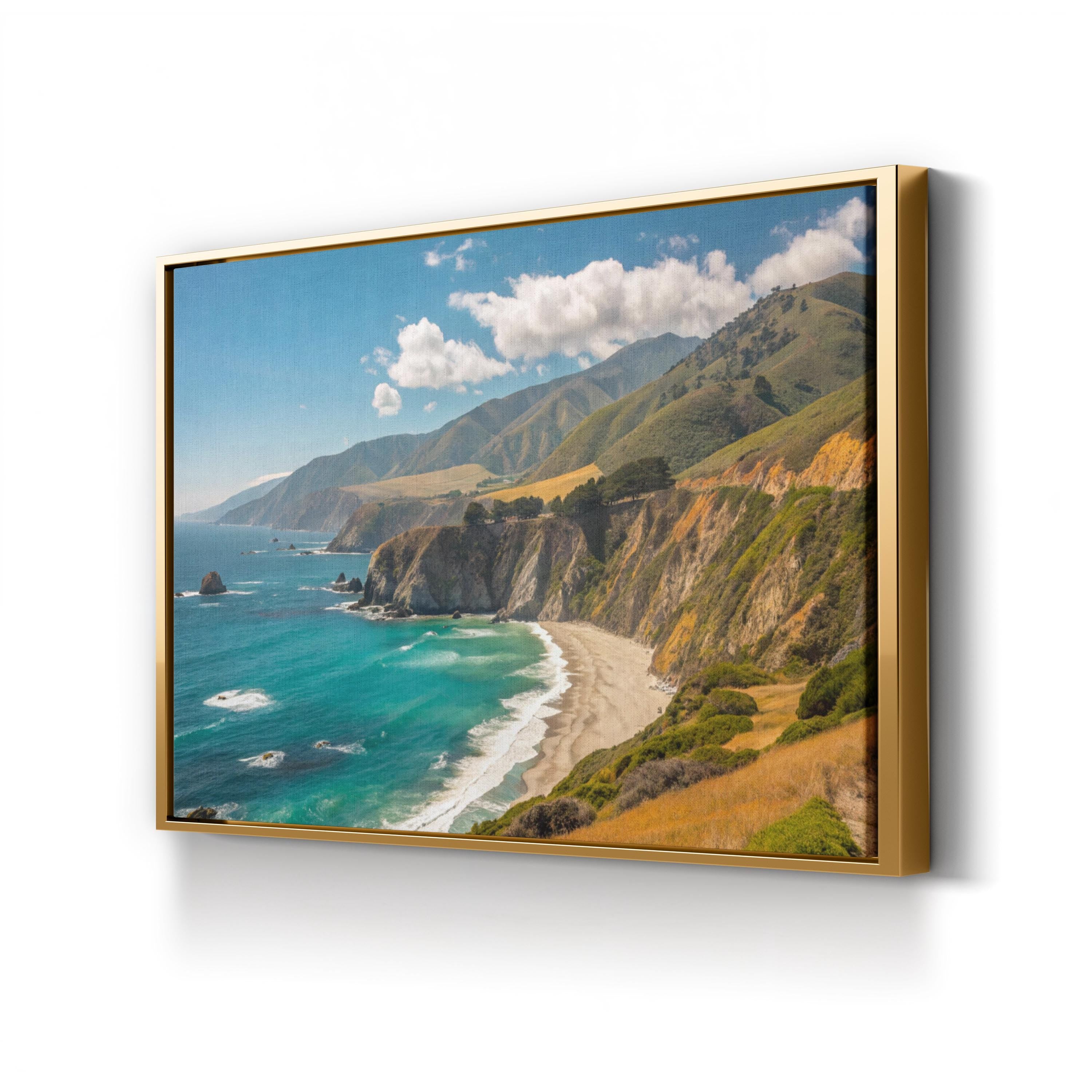 Big Sur, California Coast — Coastal Landscape Canvas Wall Art