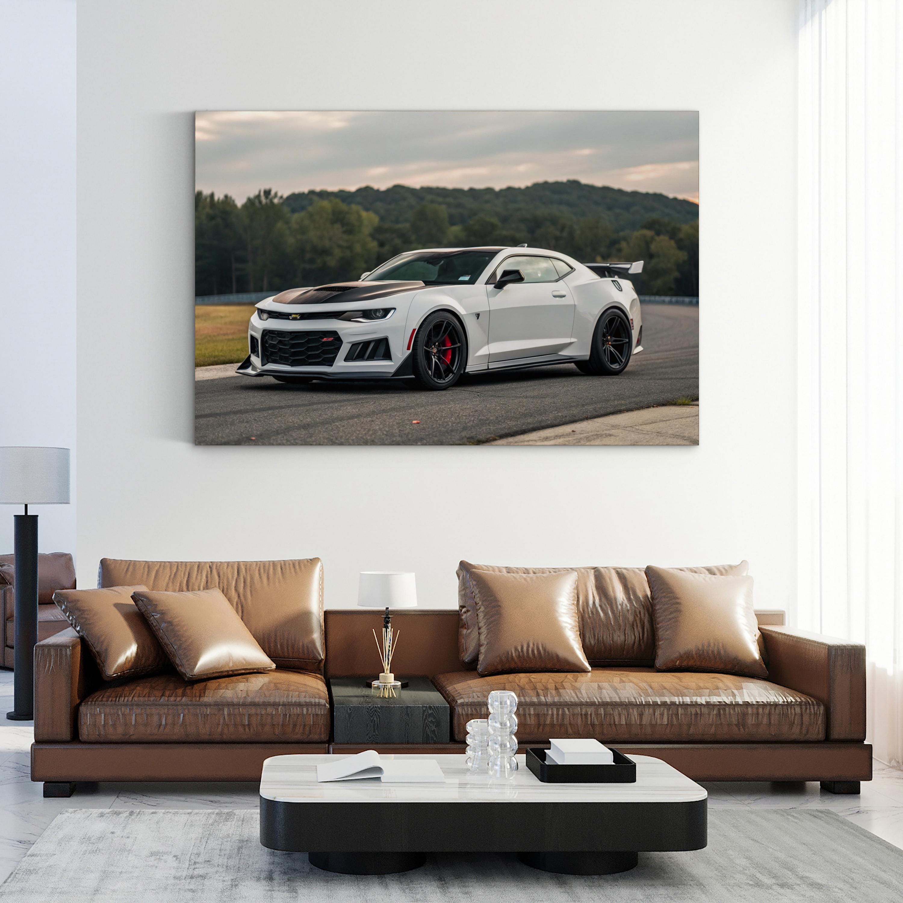 Chevrolet Camaro ZL1 Wall Art — Contemporary American Muscle Car Canvas Print