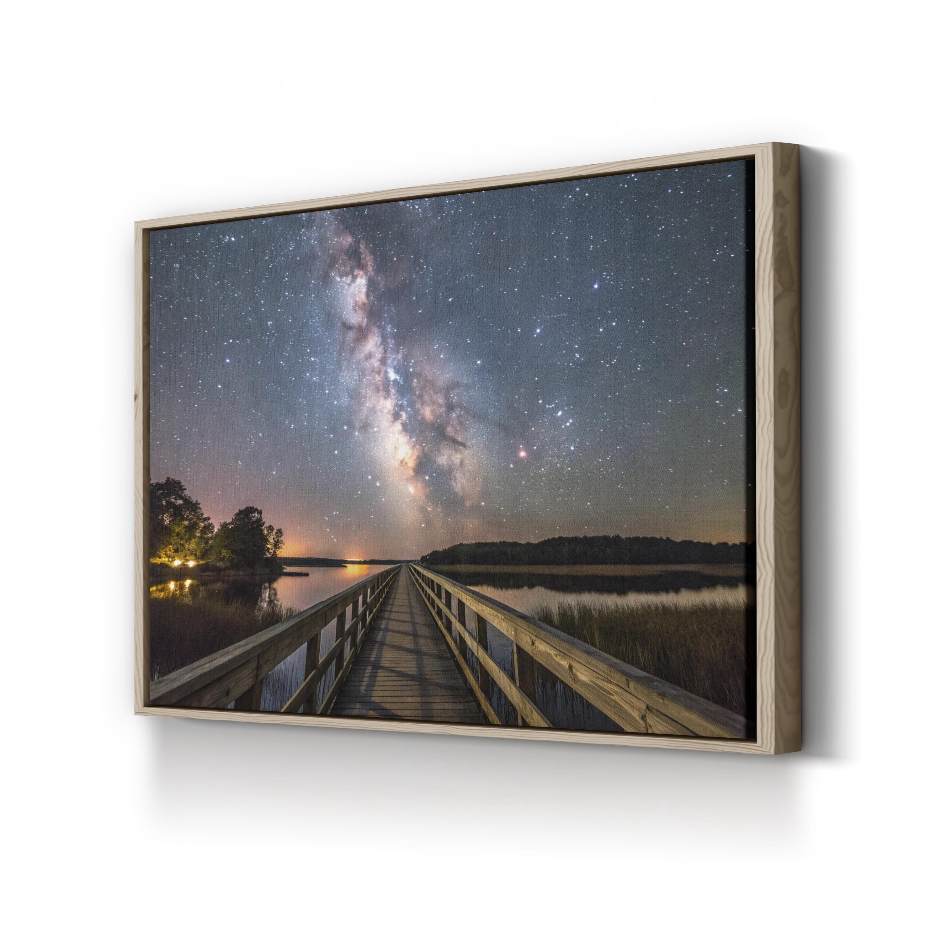 Deep Space Nebula – Vintage Photography Wall Art | Cosmic Astronomy Canvas Print