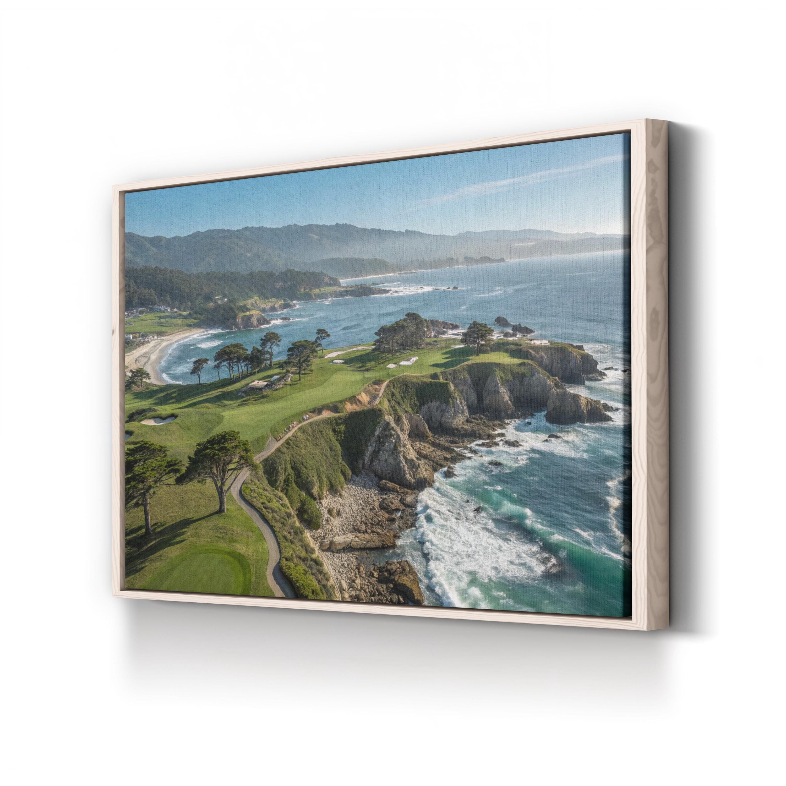 Cypress Point, Pebble Beach California — Five-Piece Coastal Landscape Canvas Wall Art