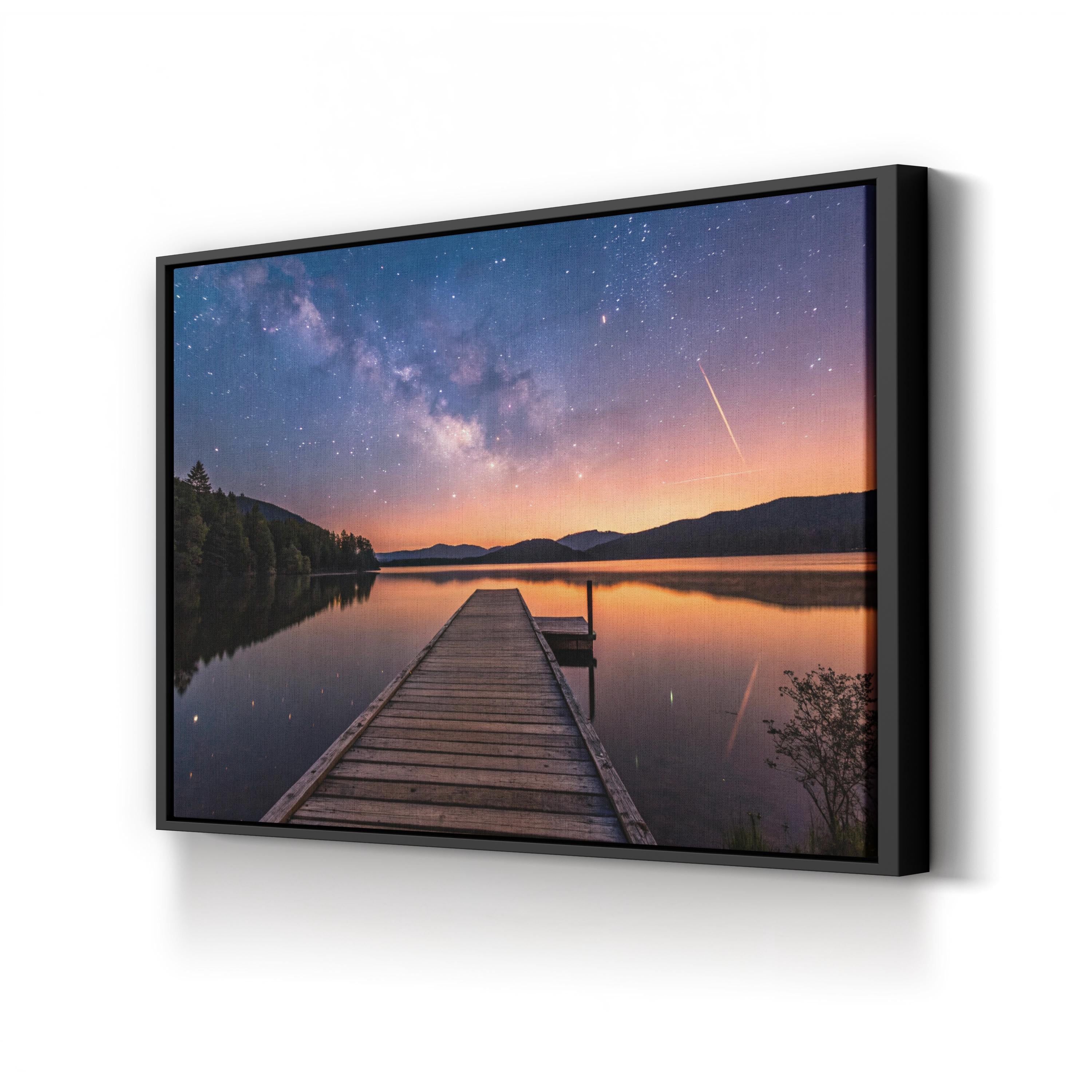 Milky Way Canvas Art – Starry Night Sky Photography