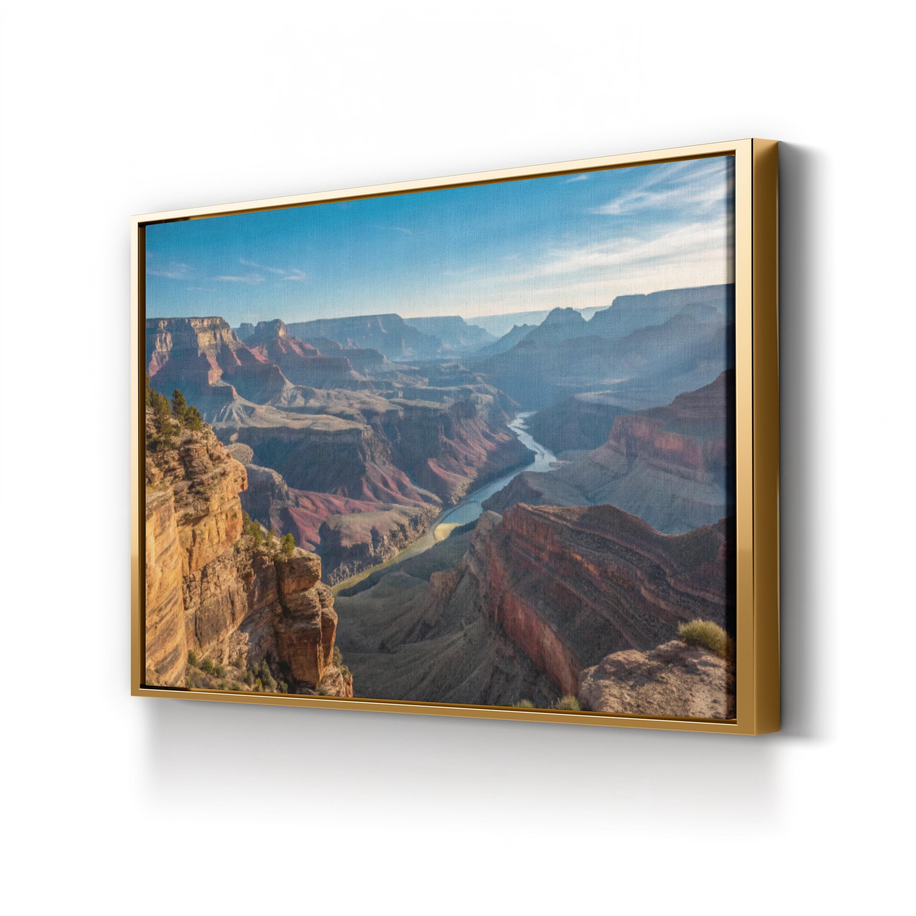 Grand Canyon Desert Landscape – Vintage Photography Wall Art | National Park Canvas Print