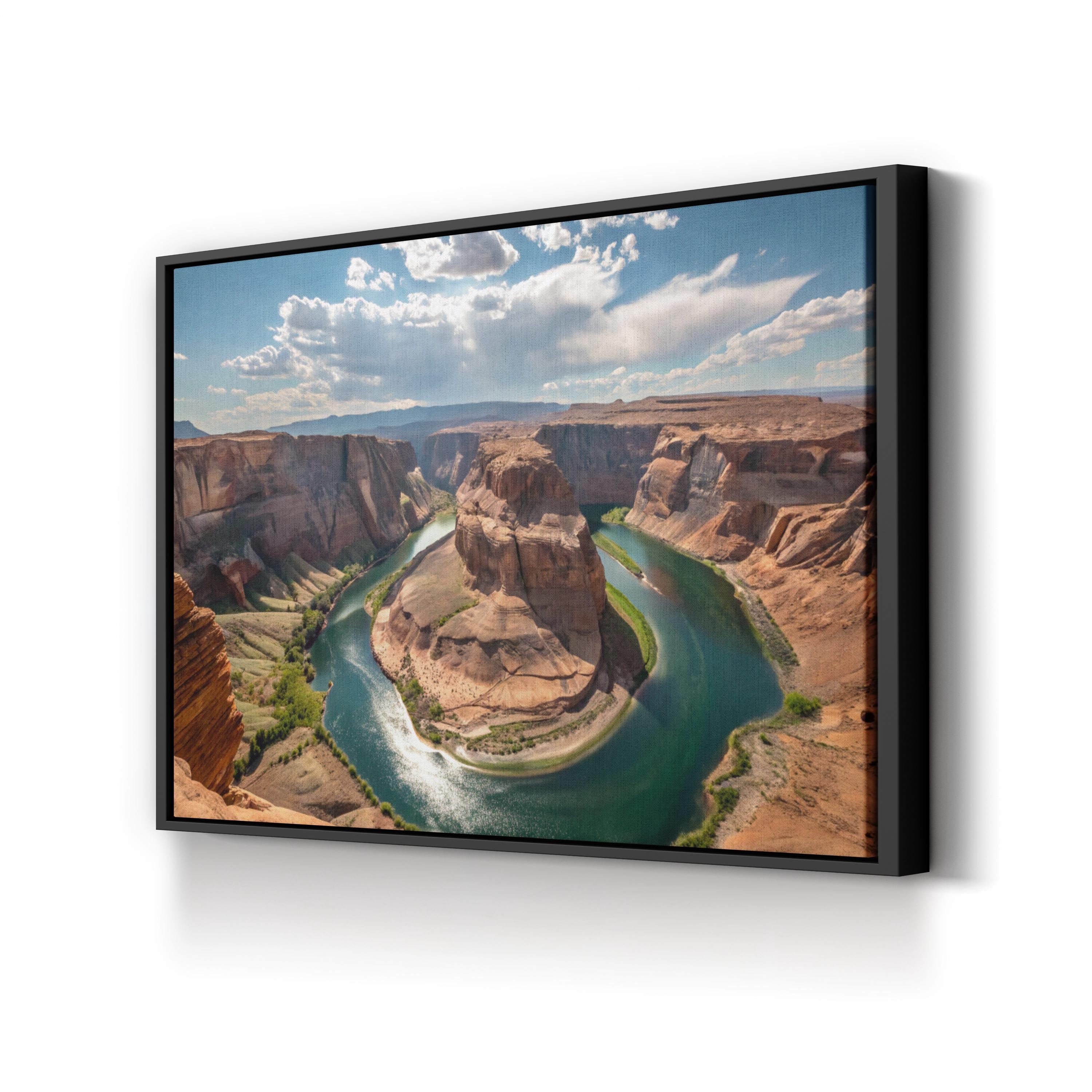 Grand Canyon Colorado River – Vintage Photography Wall Art | National Park Canvas Print