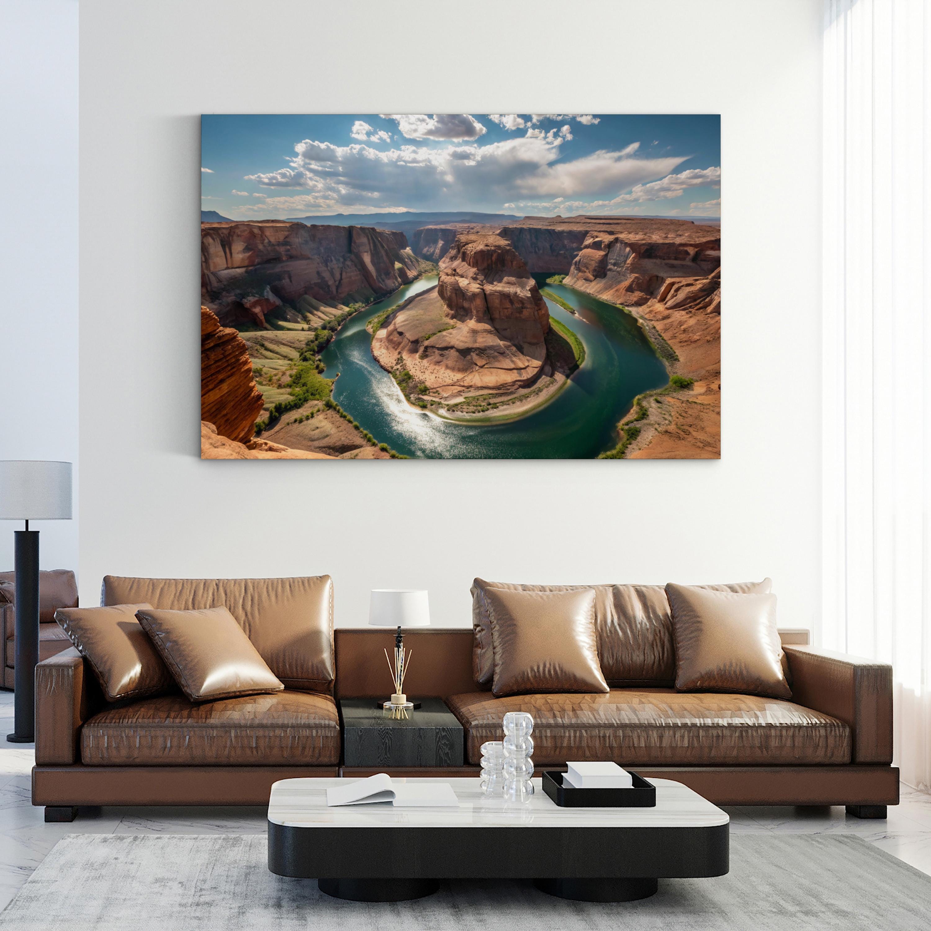 Grand Canyon Colorado River – Vintage Photography Wall Art | National Park Canvas Print