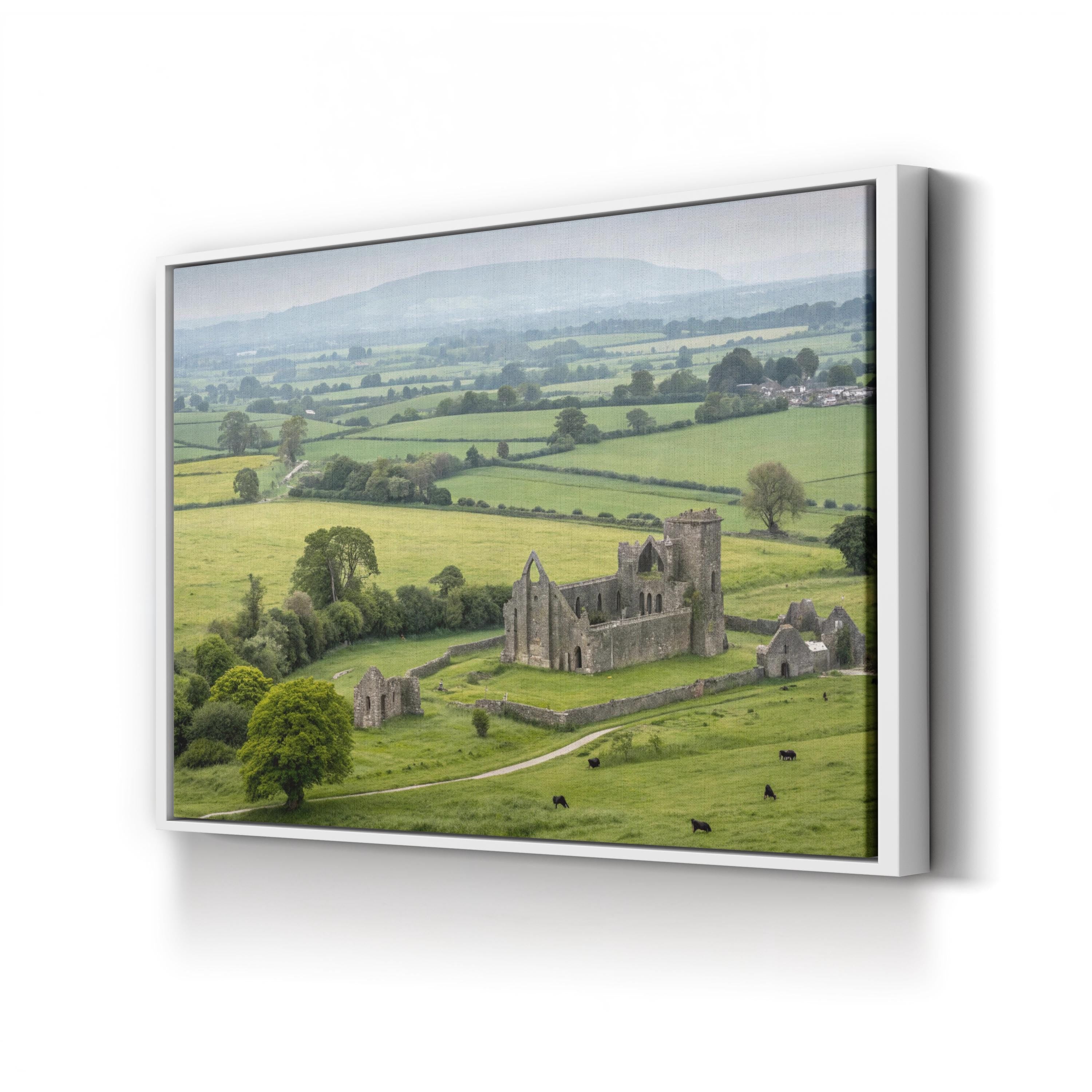 Hore Abbey Ireland Medieval Ruins – Vintage Photography Wall Art | Landscape Canvas Print