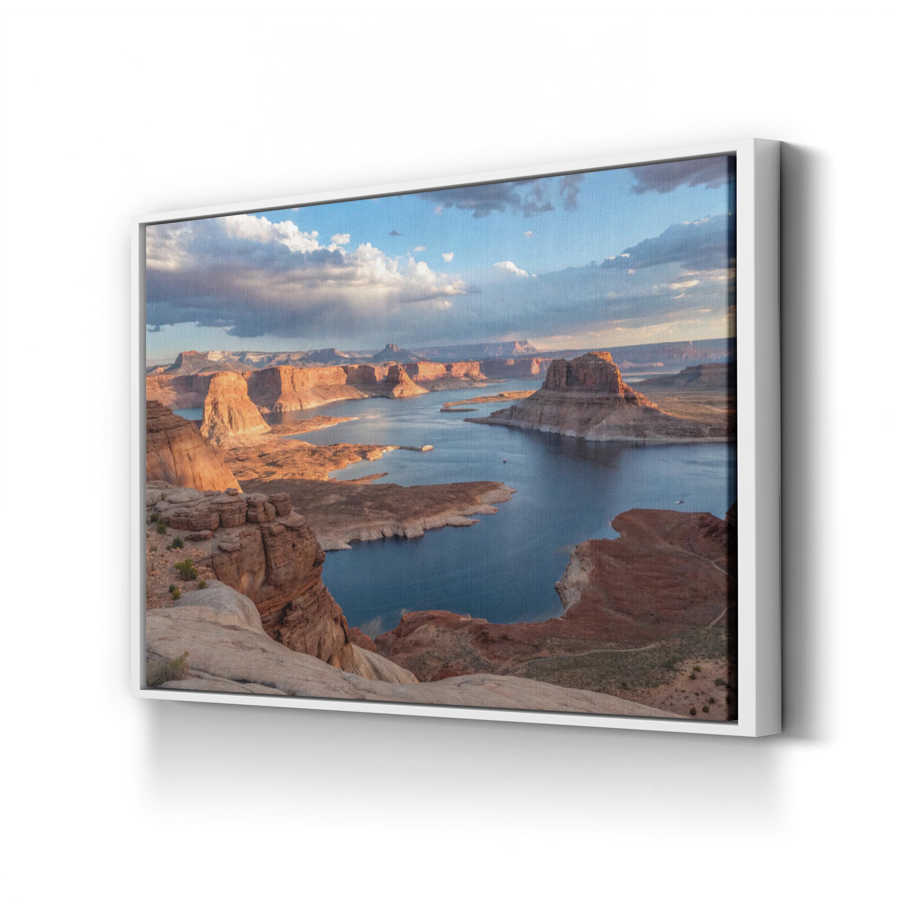 Lake Powell, Glen Canyon, Utah & Arizona, USA Wall Art — American Southwest Desert Landscape Canvas Print