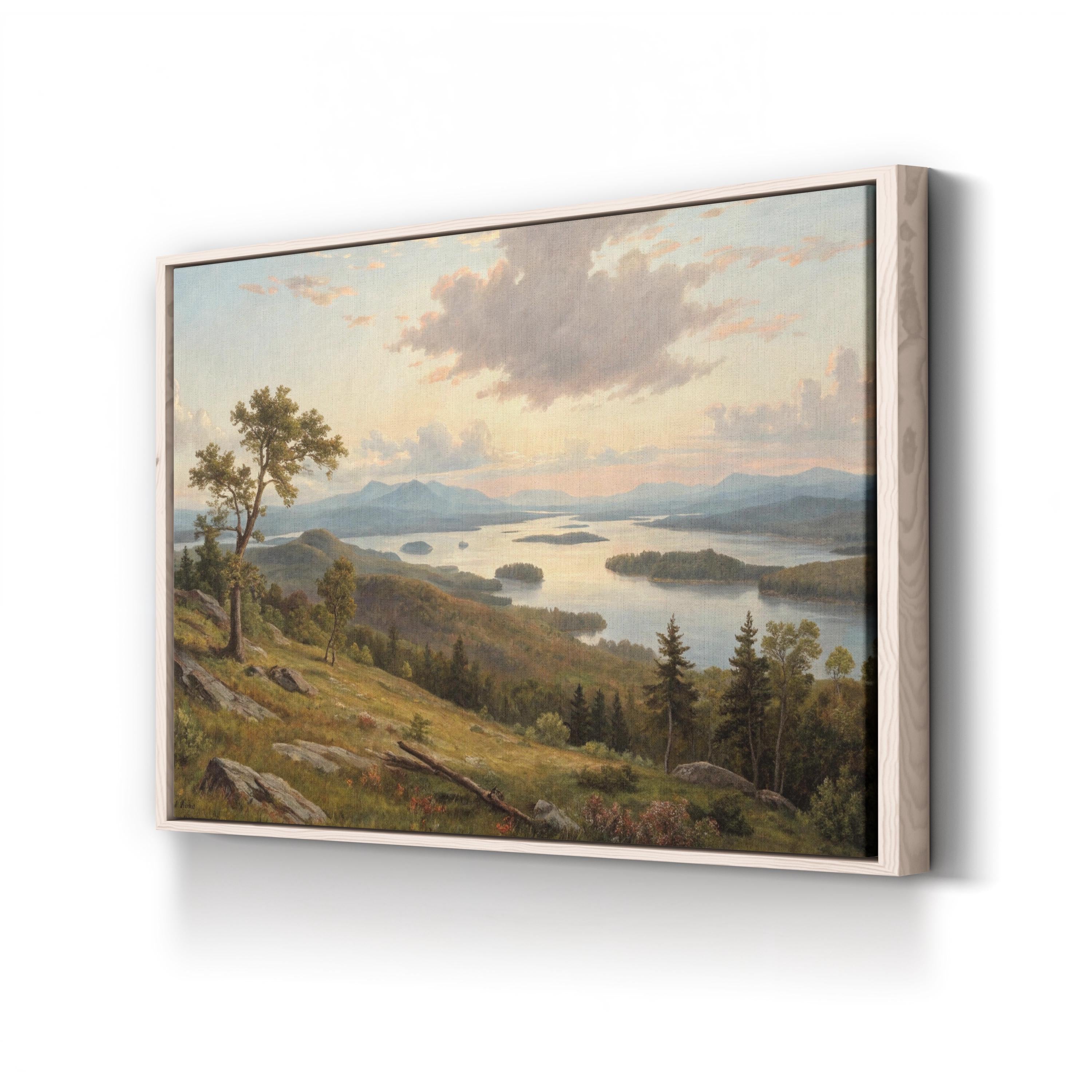 Lake Squam, New Hampshire, USA Wall Art — Scenic New England Landscape Canvas Print