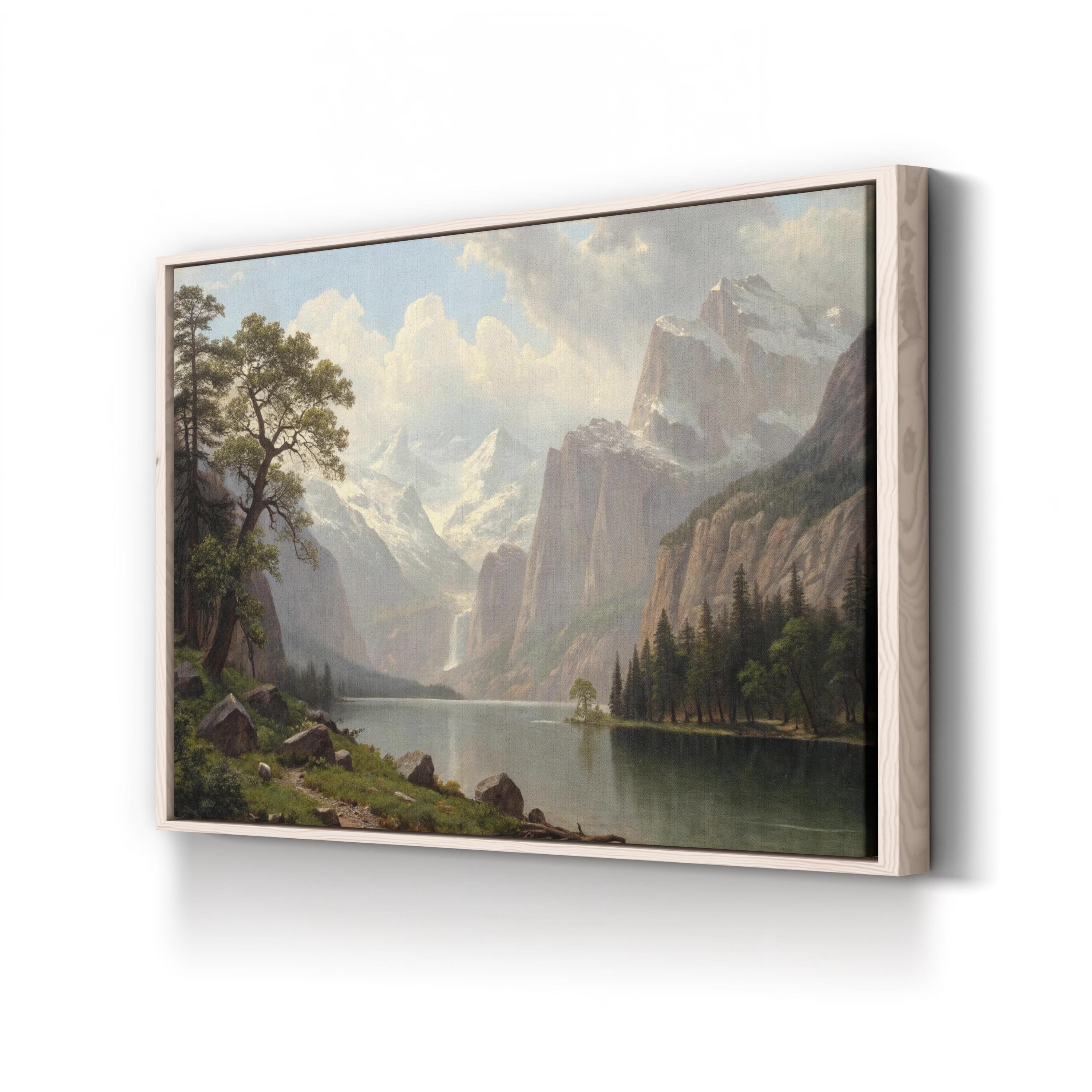 Lake Tahoe, Sierra Nevada, California & Nevada, USA Wall Art — Mountain Alpine Landscape Canvas Print