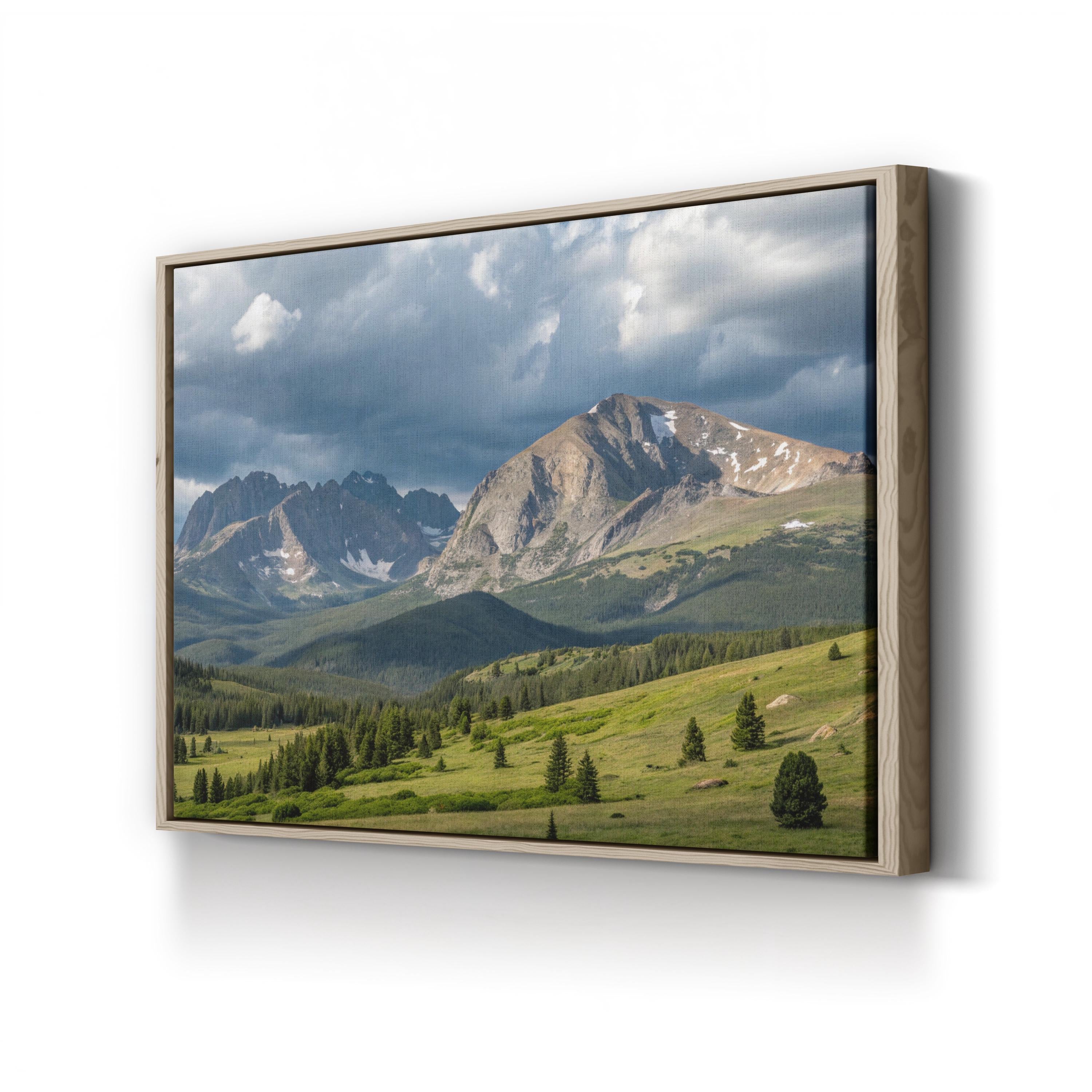 Mount Bierstadt Colorado – Vintage Photography Wall Art | Mountain Landscape Canvas Print