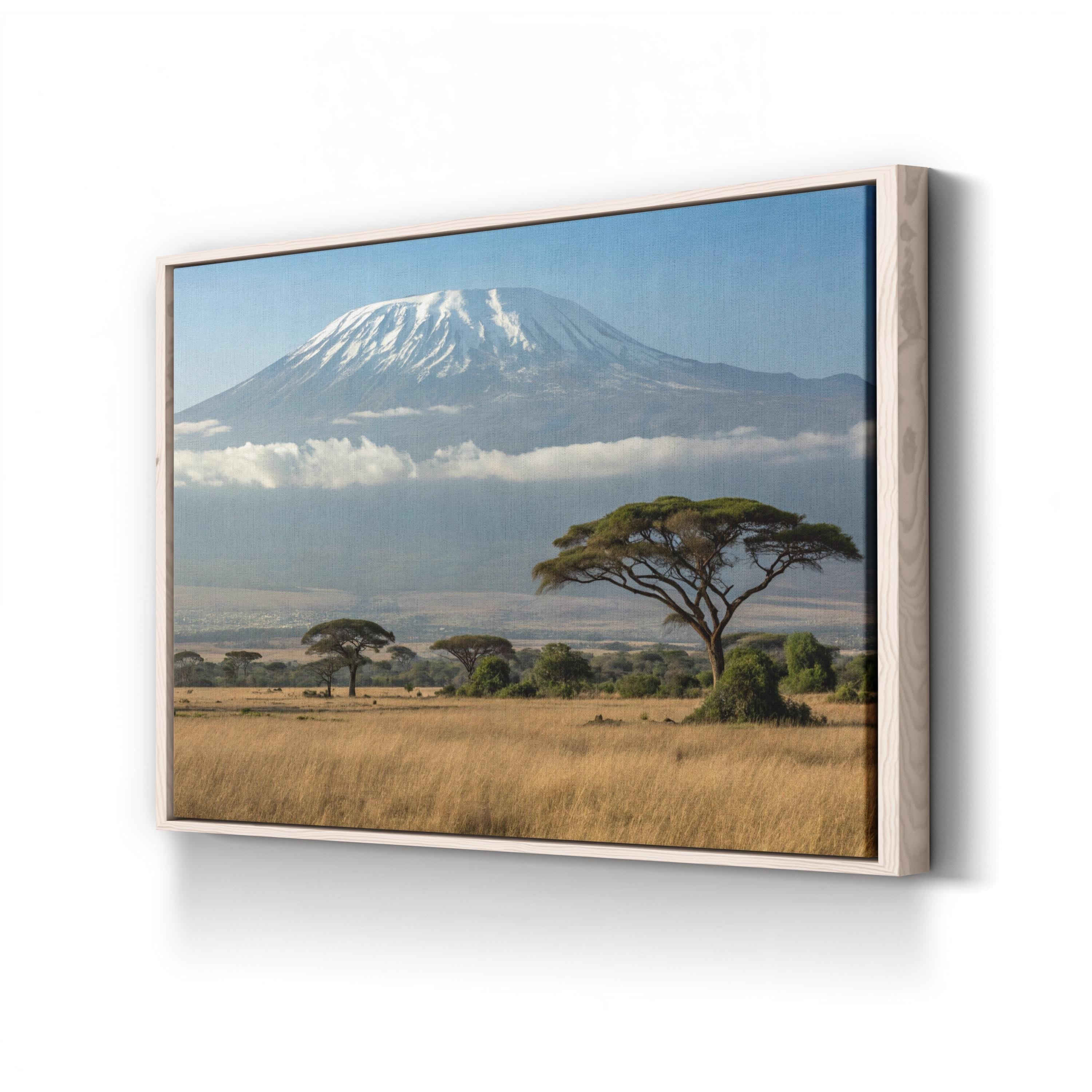 Mount Kilimanjaro, Tanzania Wall Art — African Safari Landscape Canvas Print