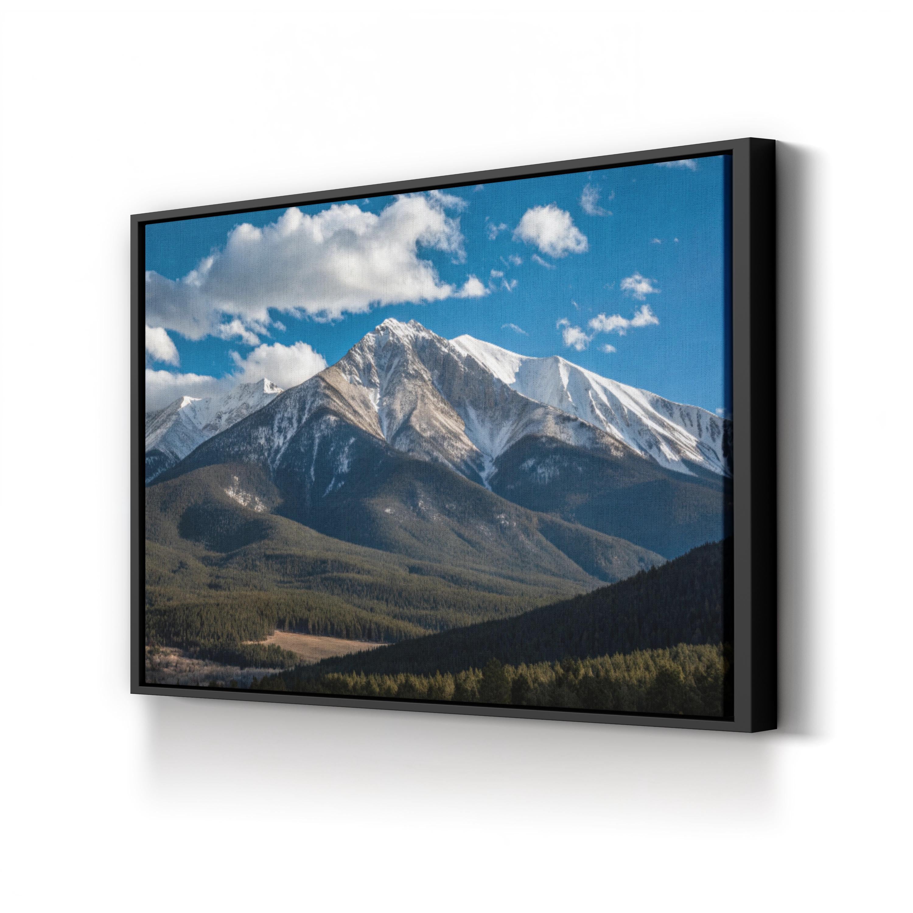 Mount Princeton – Vintage Photography Wall Art | Colorado Rocky Mountain Canvas Print