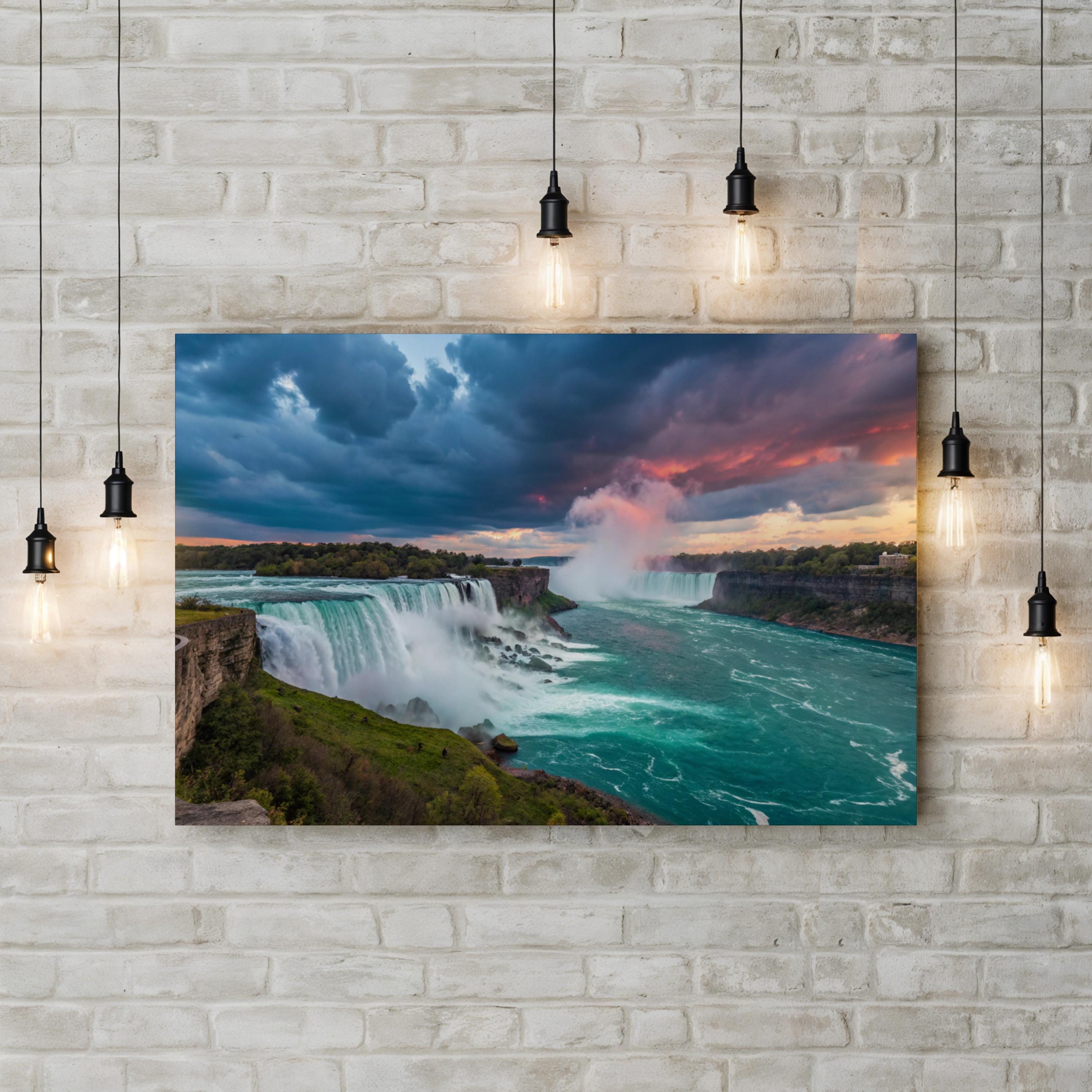 Niagara Falls Canvas Print | Niagara Falls, New York–Ontario Iconic Landscape Wall Art