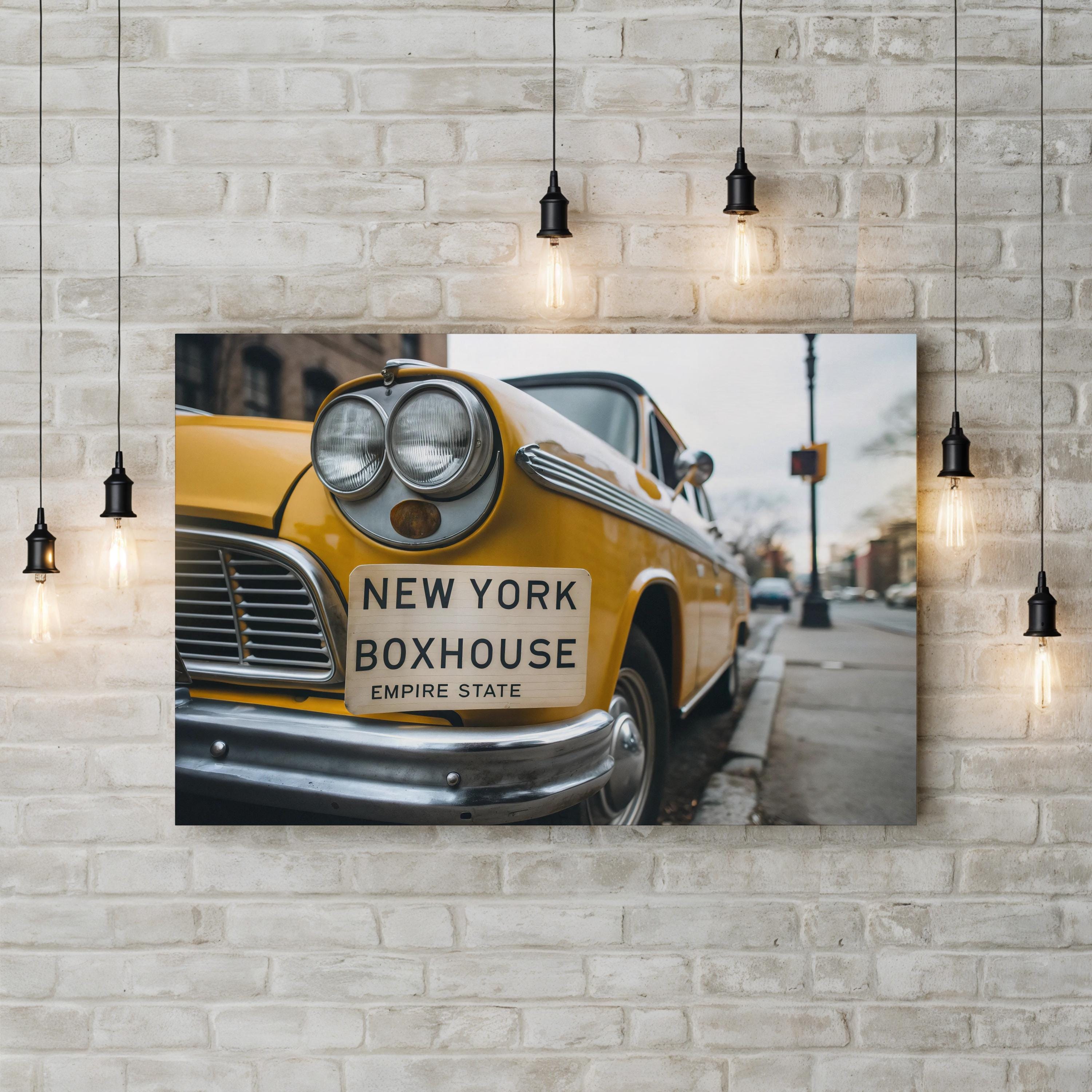 Vintage Yellow Cab – Vintage Photography Wall Art | New York City Canvas Print