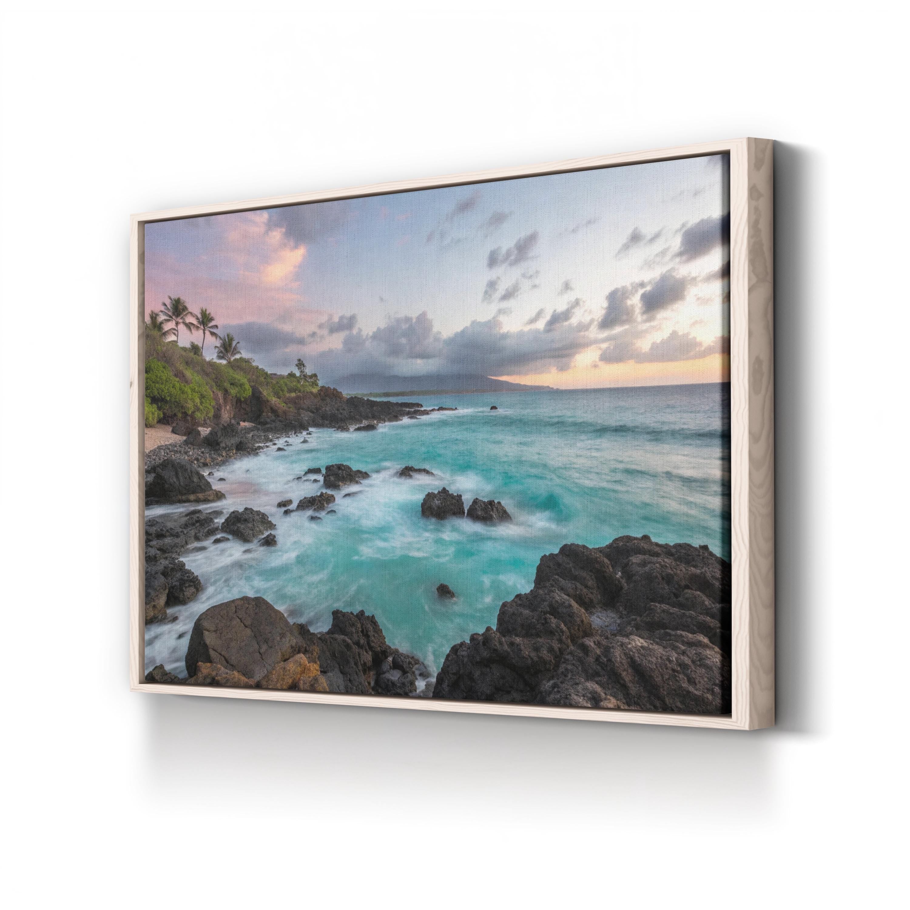 Pastel Ocean Beach at Peninsula State Park, Wisconsin Wall Art: Coastal Landscape Canvas